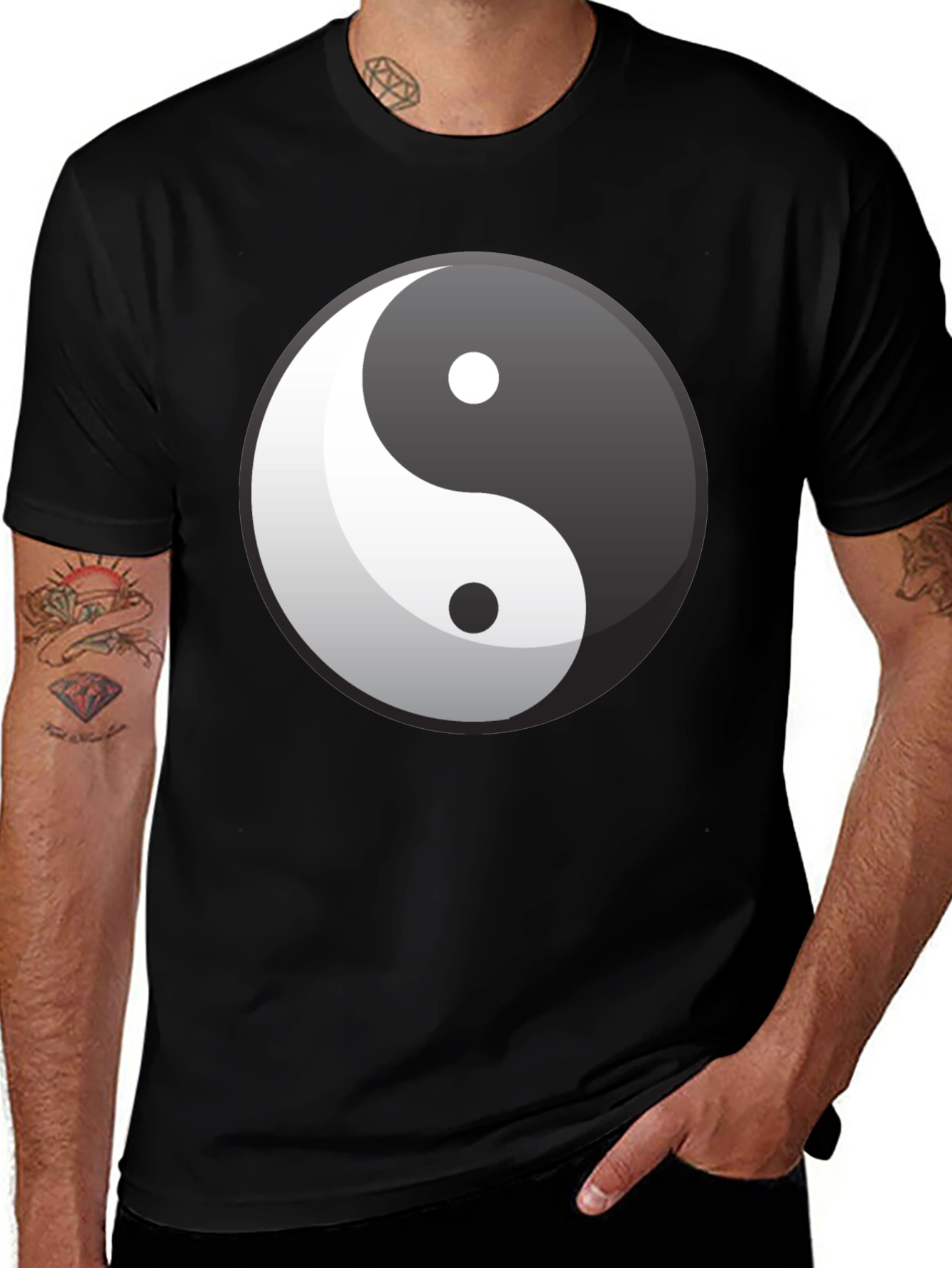 Variant 30 of Yin Yang Graphic Tee - Balance & Style