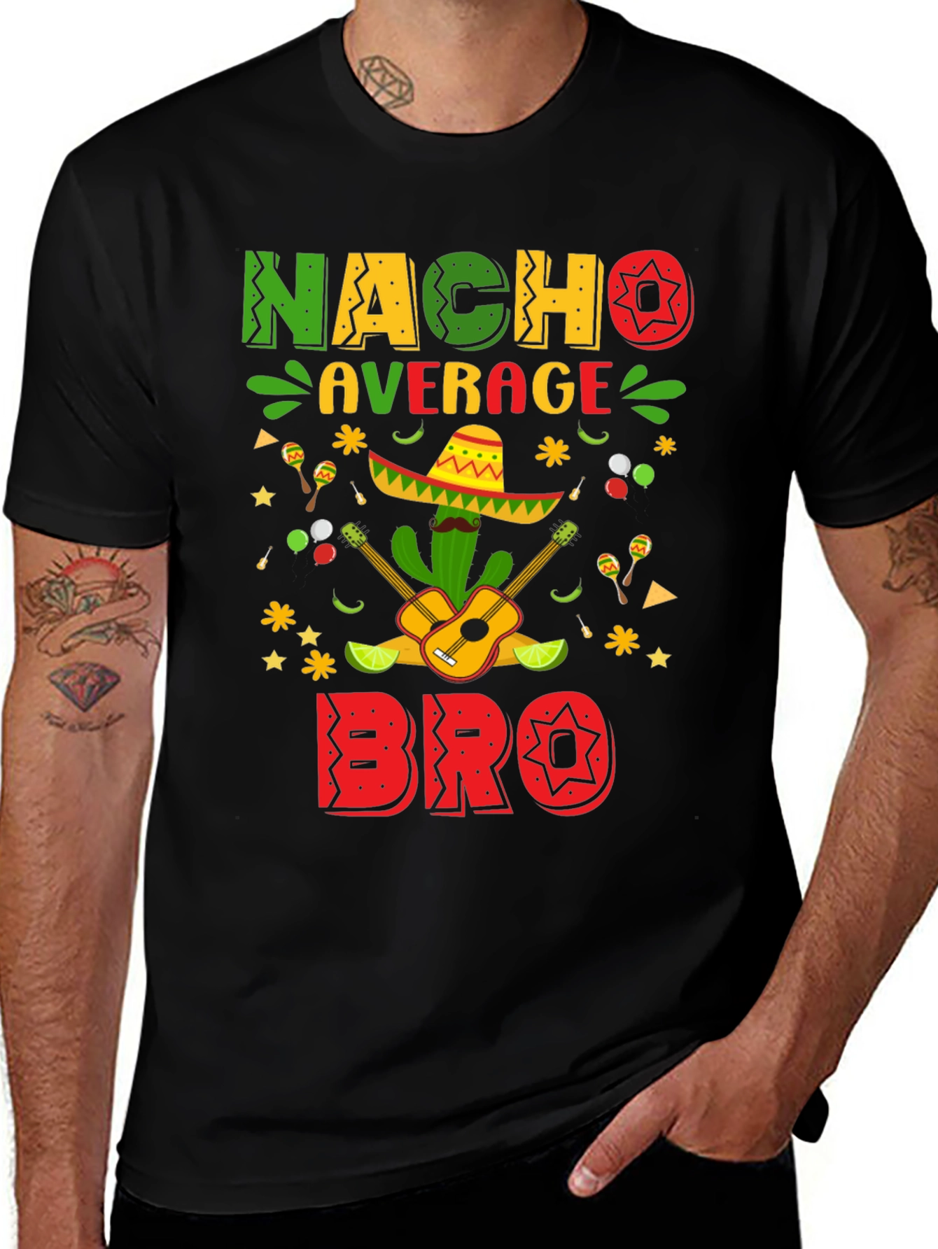Nacho Average Bro T-Shirt, Cinco De Mayo Tee