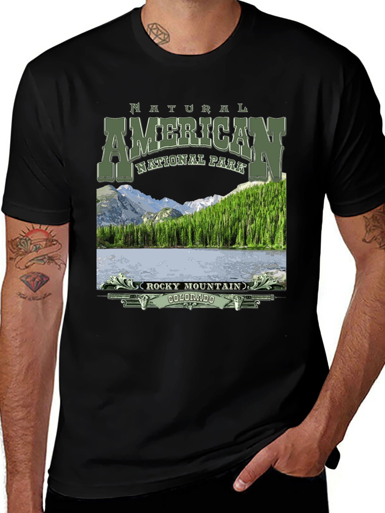 Variant 17 of Rocky Mountain National Park T-Shirt