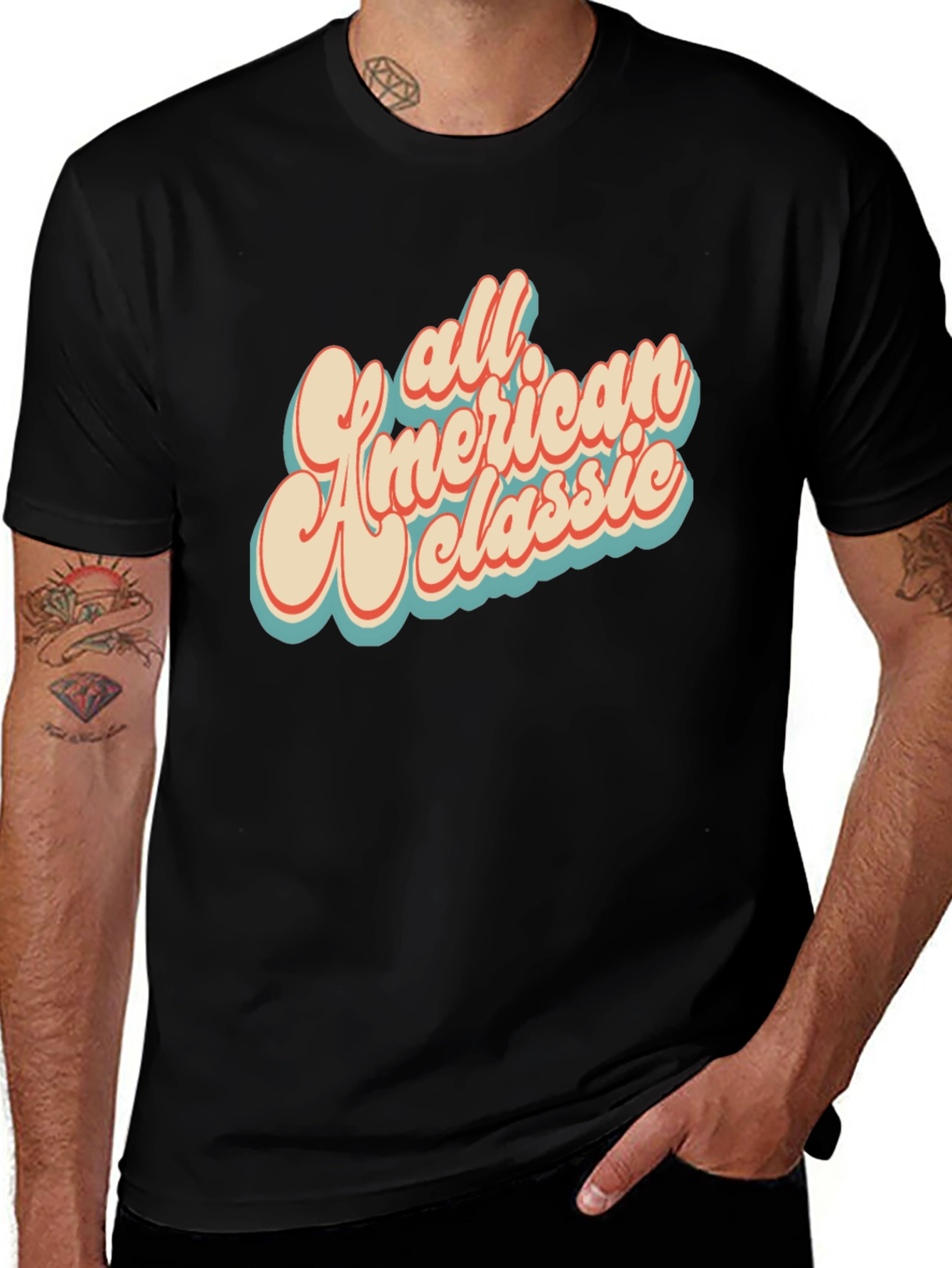 Variant 28 of All American Classic Retro Graphic Tee