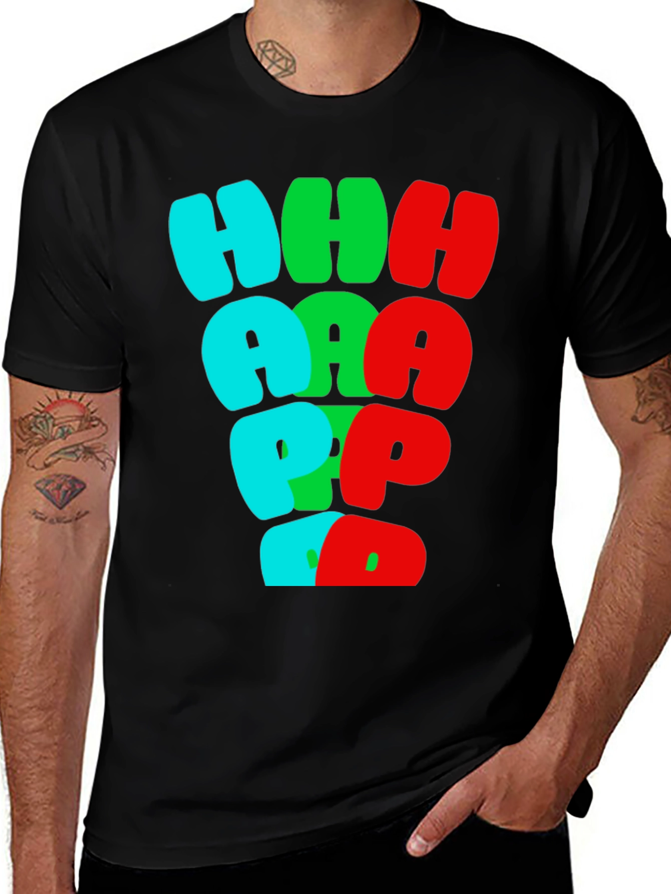 Variant 19 of Colorful HAH T-Shirt