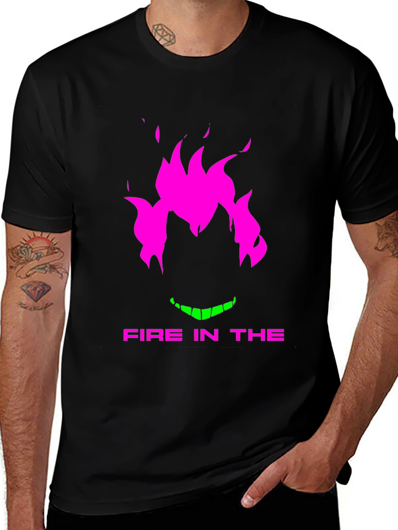 Variant 24 of Fire in the... Black T-Shirt