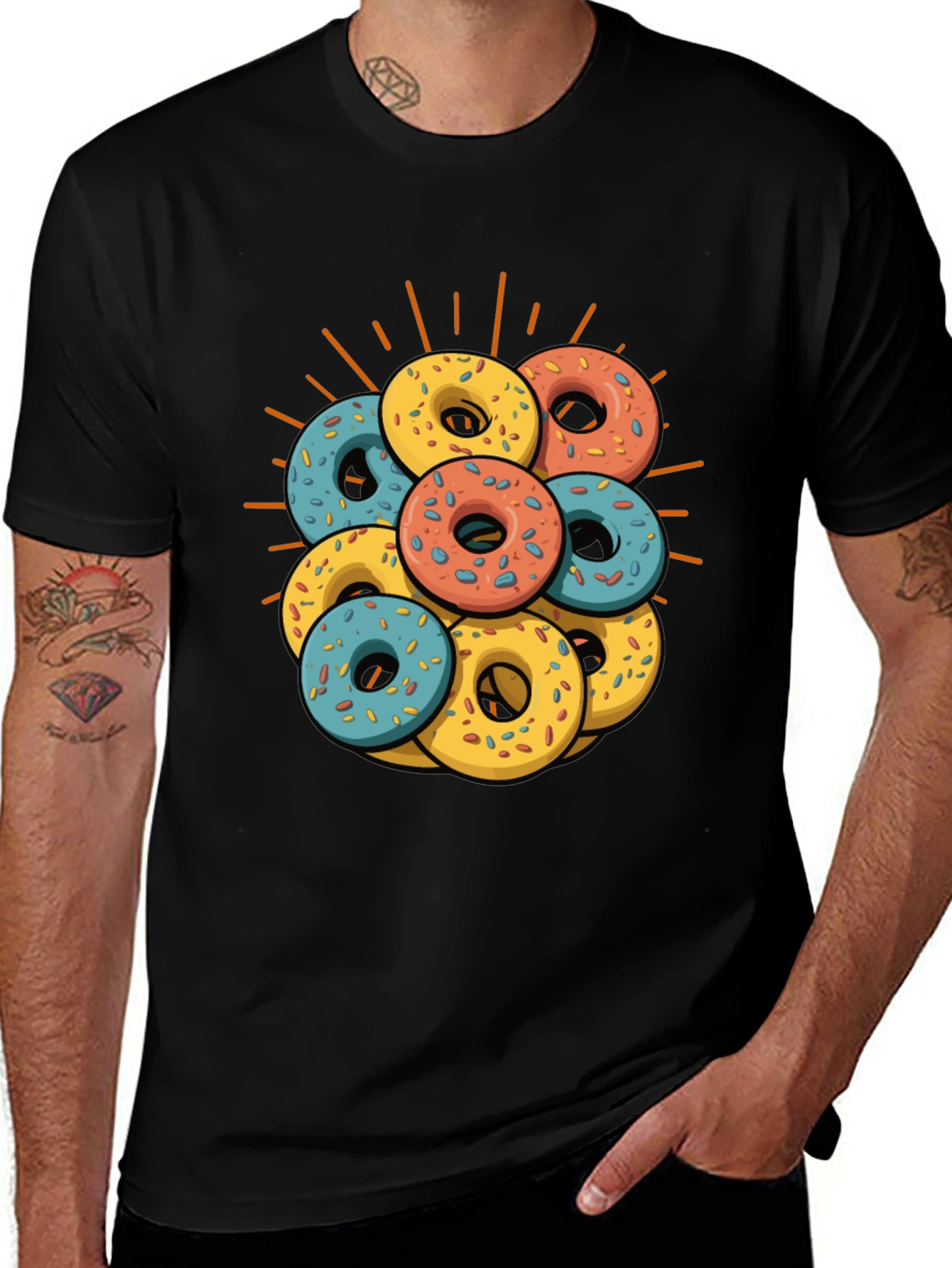 Variant 20 of Donut Stack Graphic T-Shirt