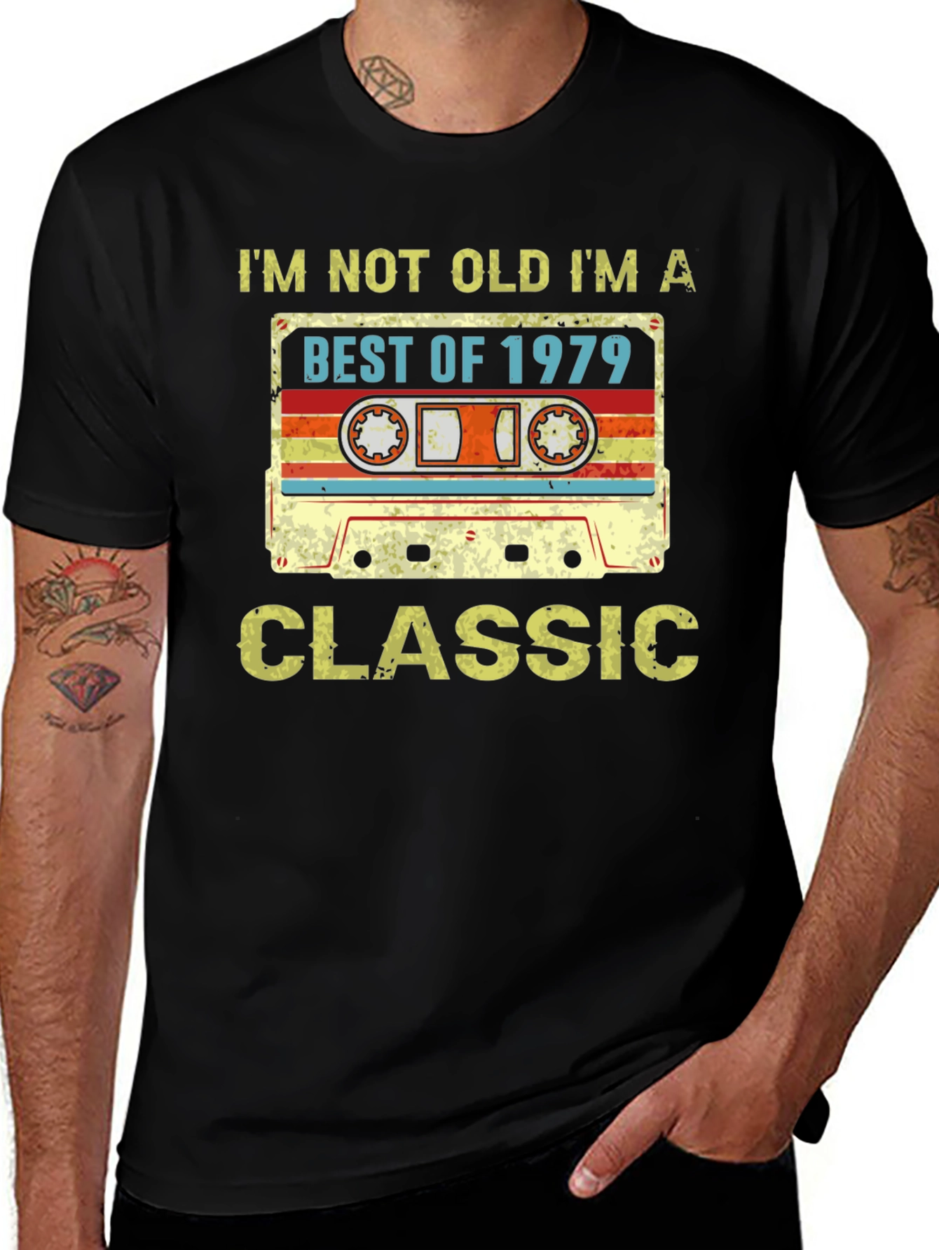 Variant 29 of Vintage Cassette Best of 1979 Classic Graphic Tee