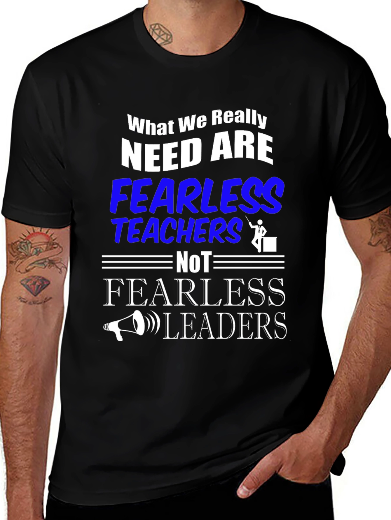 Variant 10 of Fearless Teachers T-Shirt - Education Apparel