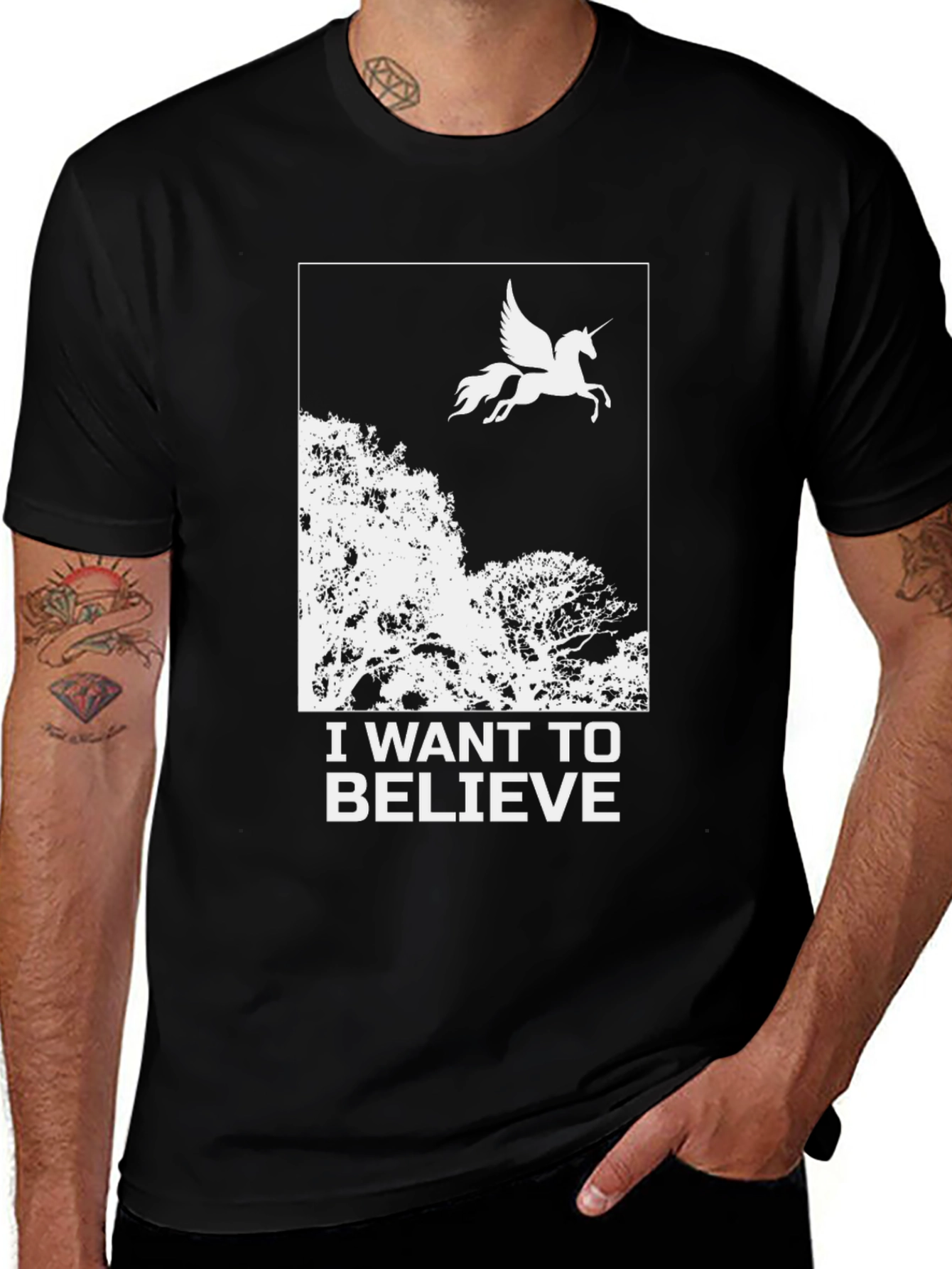 I Want To Believe Unicorn T-Shirt
