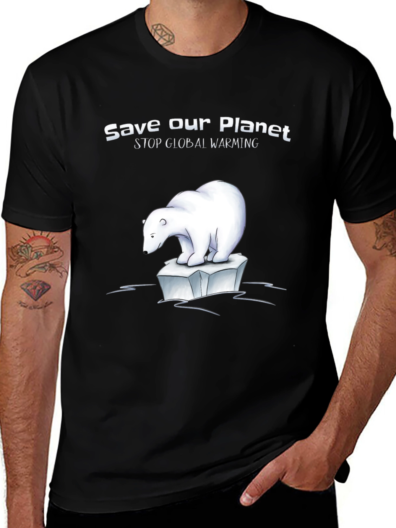 Variant 13 of Save Our Planet Tee - Global Warming Awareness