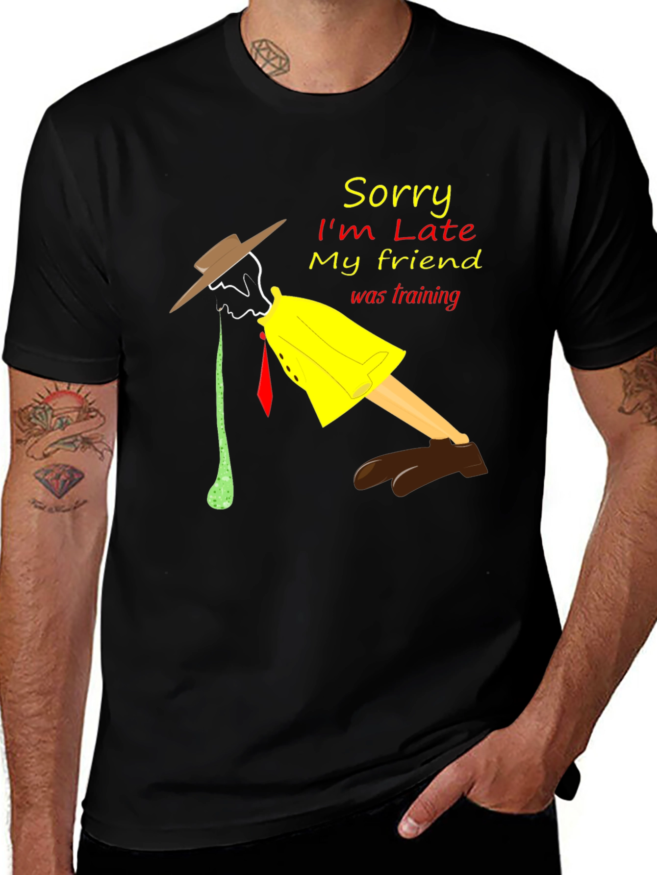Variant 24 of Sorry I'm Late T-Shirt