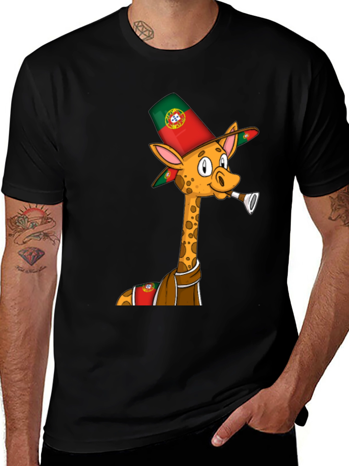 Portugal Giraffe Fan T-Shirt