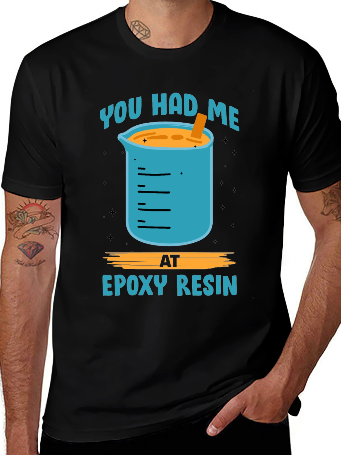 Variant 13 of You Had Me at Epoxy Resin T-Shirt