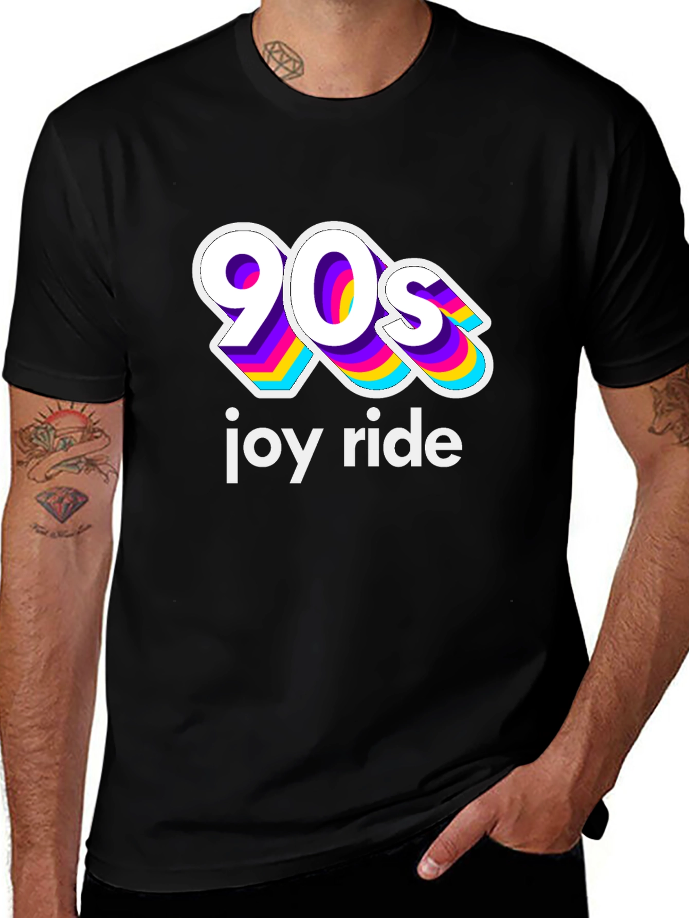 Variant 24 of 90s Joy Ride Graphic Tee - Retro Style