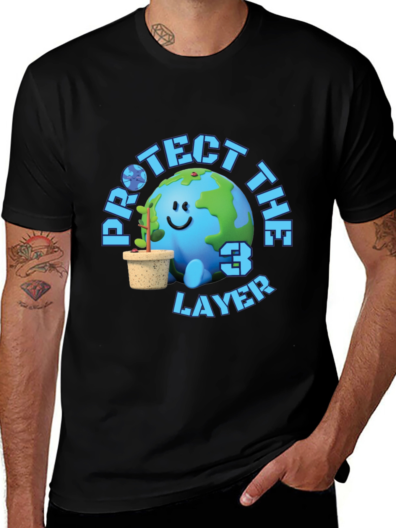 Variant 23 of Protect The Layer Earth Graphic T-Shirt
