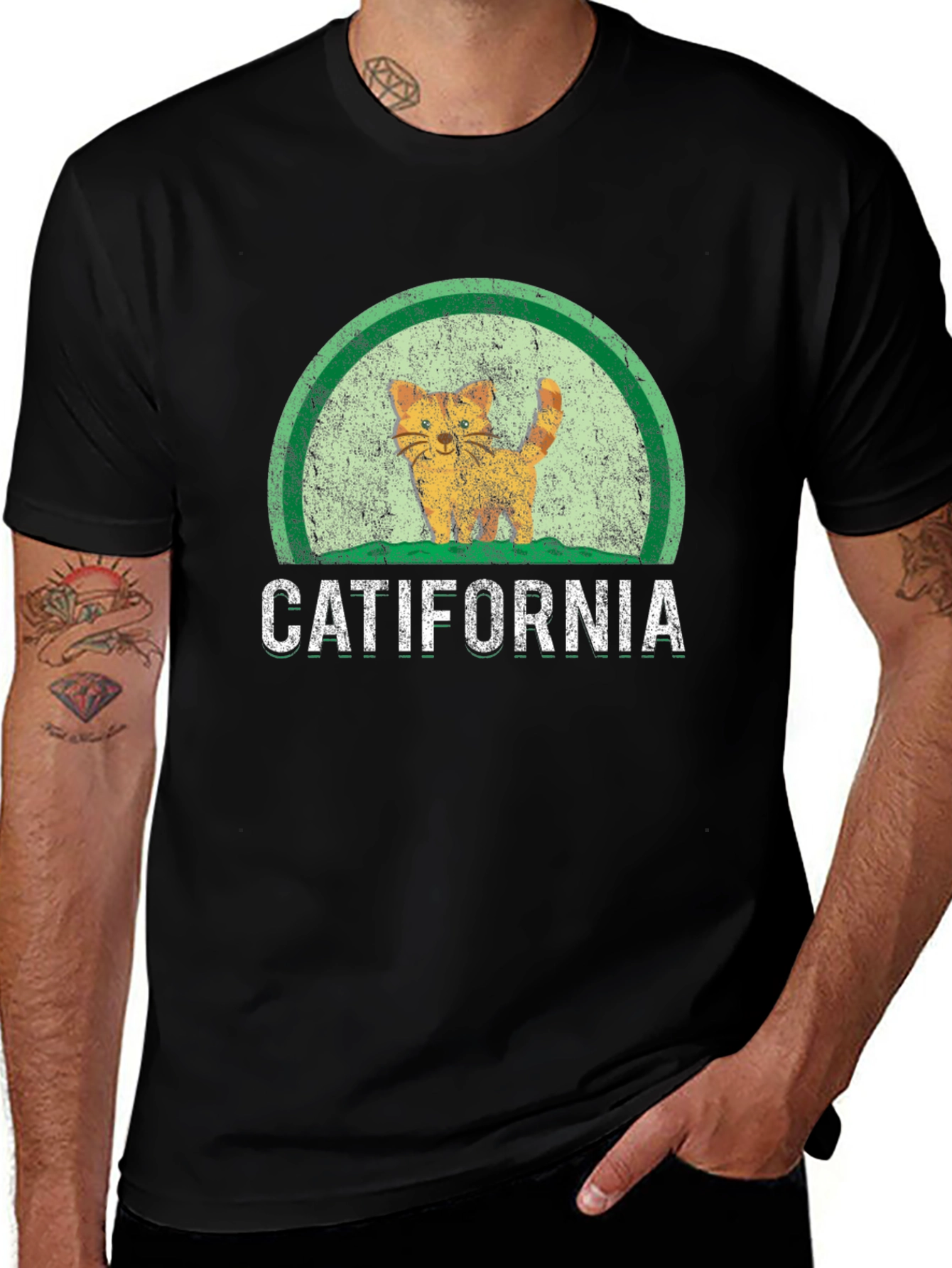 Catifornia Tee - California Cat Lover T-Shirt