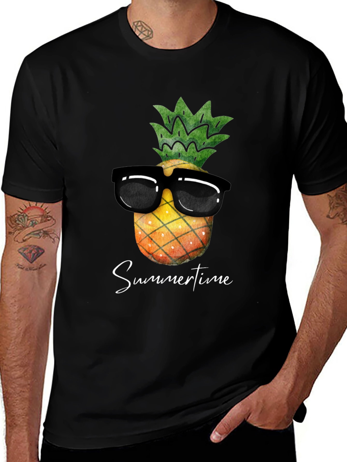 Variant 29 of Cool Pineapple Graphic T-Shirt