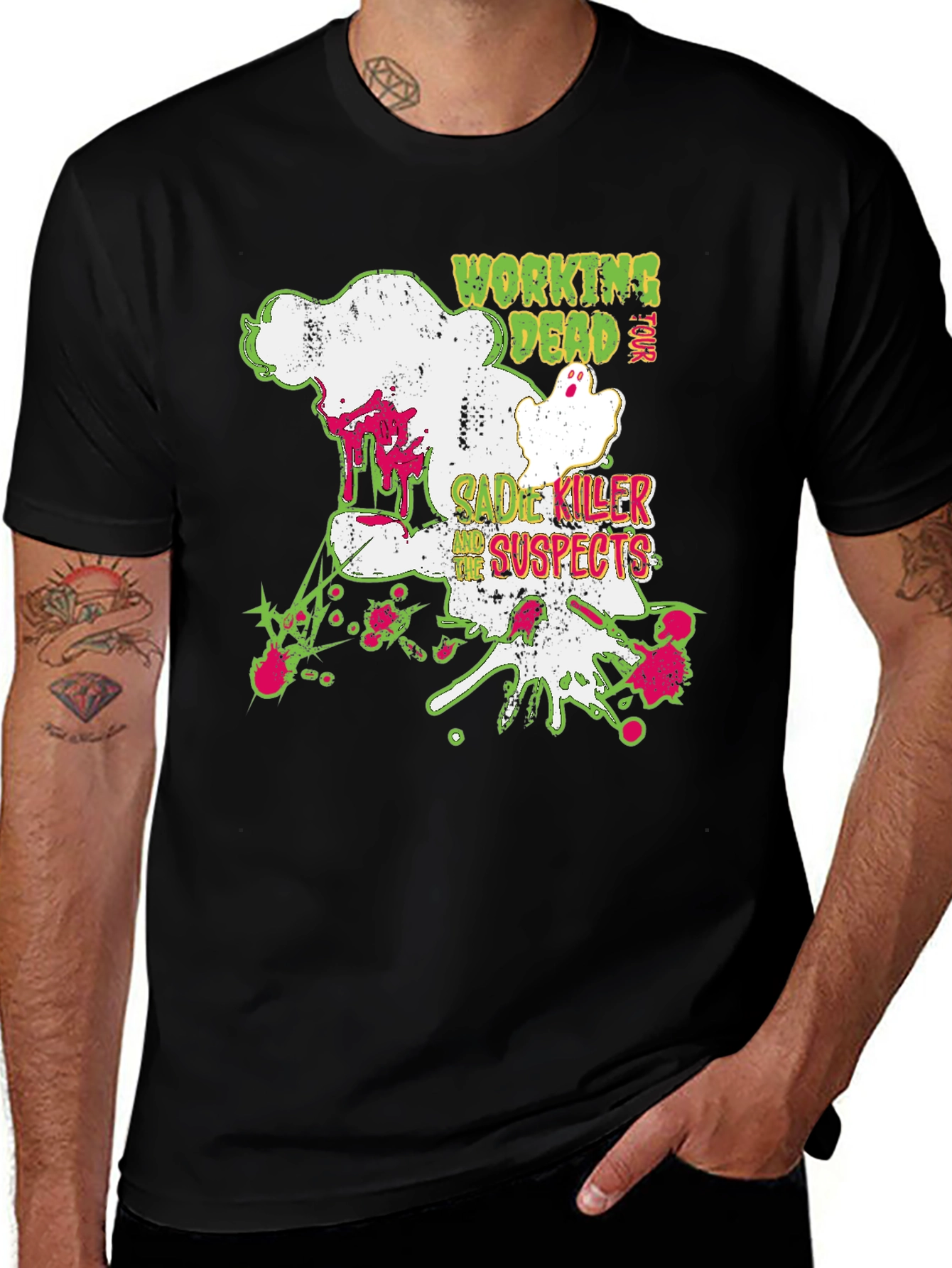 Variant 20 of Working Dead Tour T-Shirt