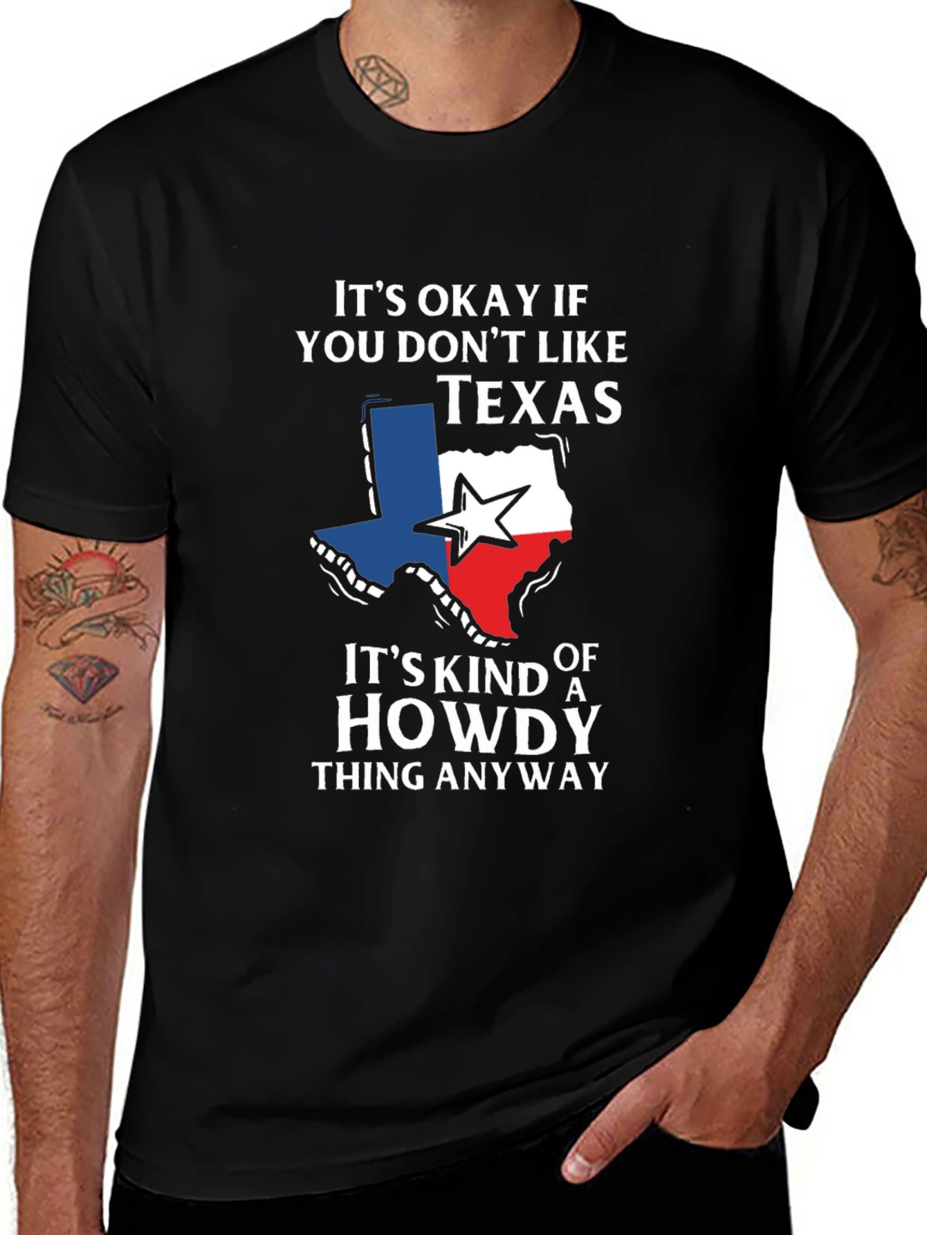 Texas Howdy T-Shirt - Casual Cotton Tee