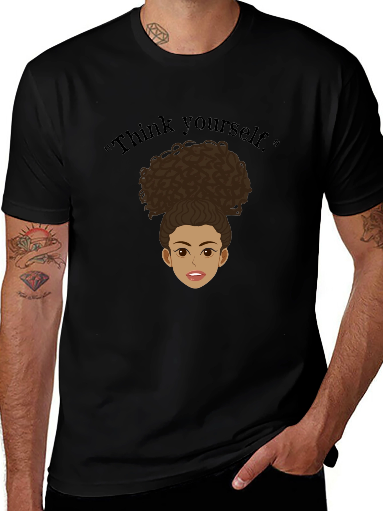 Variant 3 of Think Yourself T-Shirt - Graphic Tee