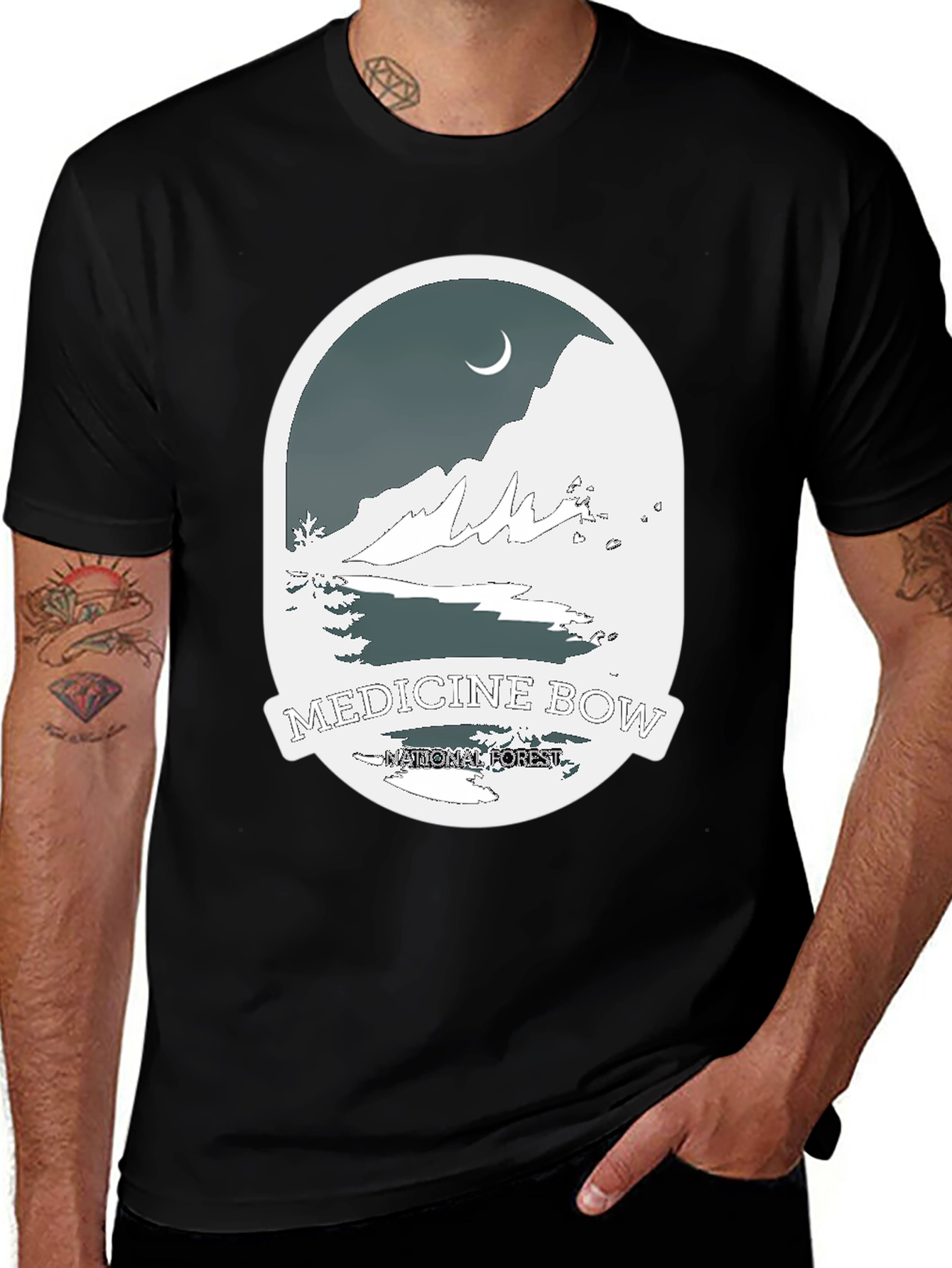 Variant 13 of Medicine Bow National Forest Graphic Tee