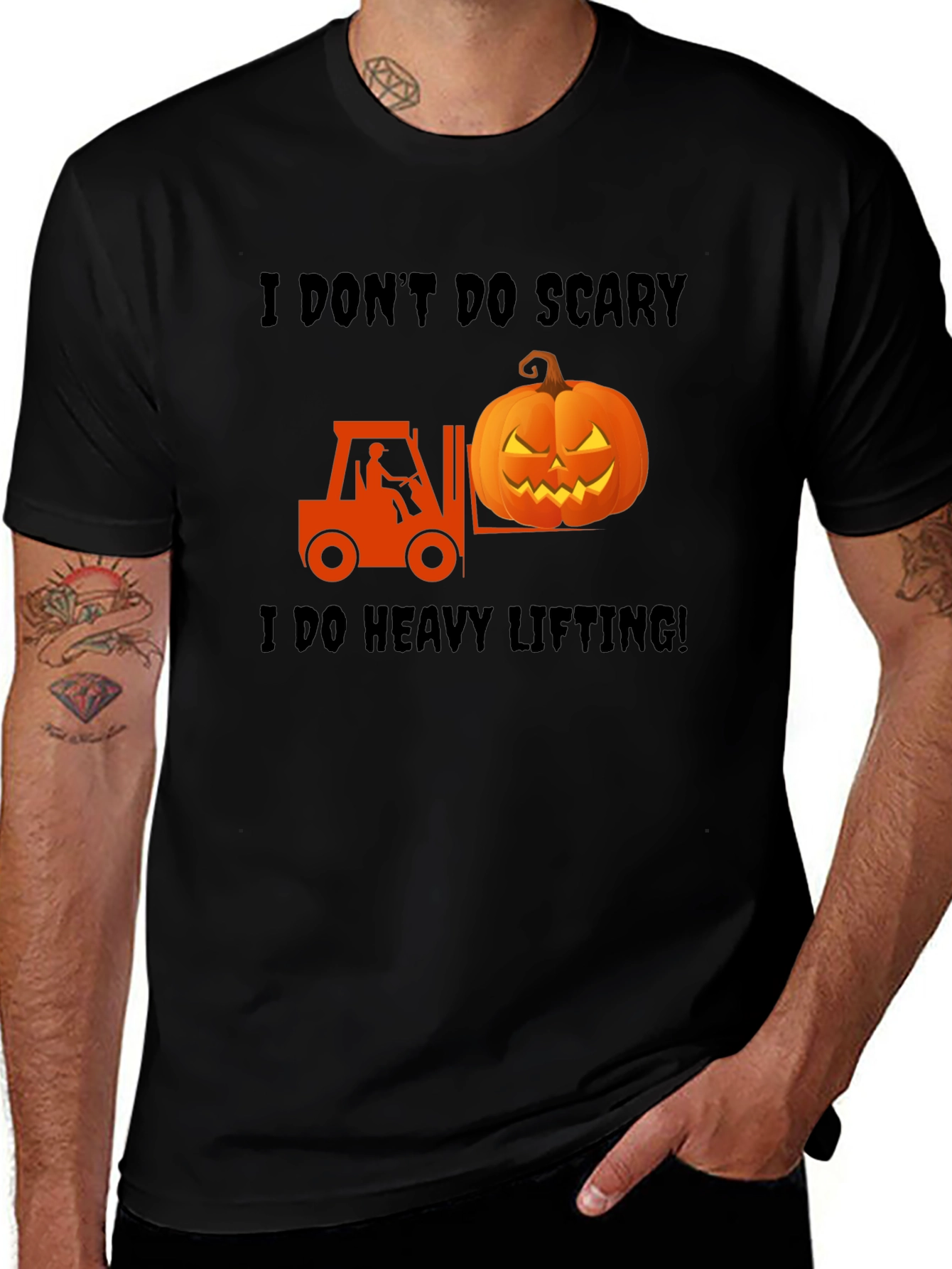 Funny Halloween Heavy Lifting T-Shirt