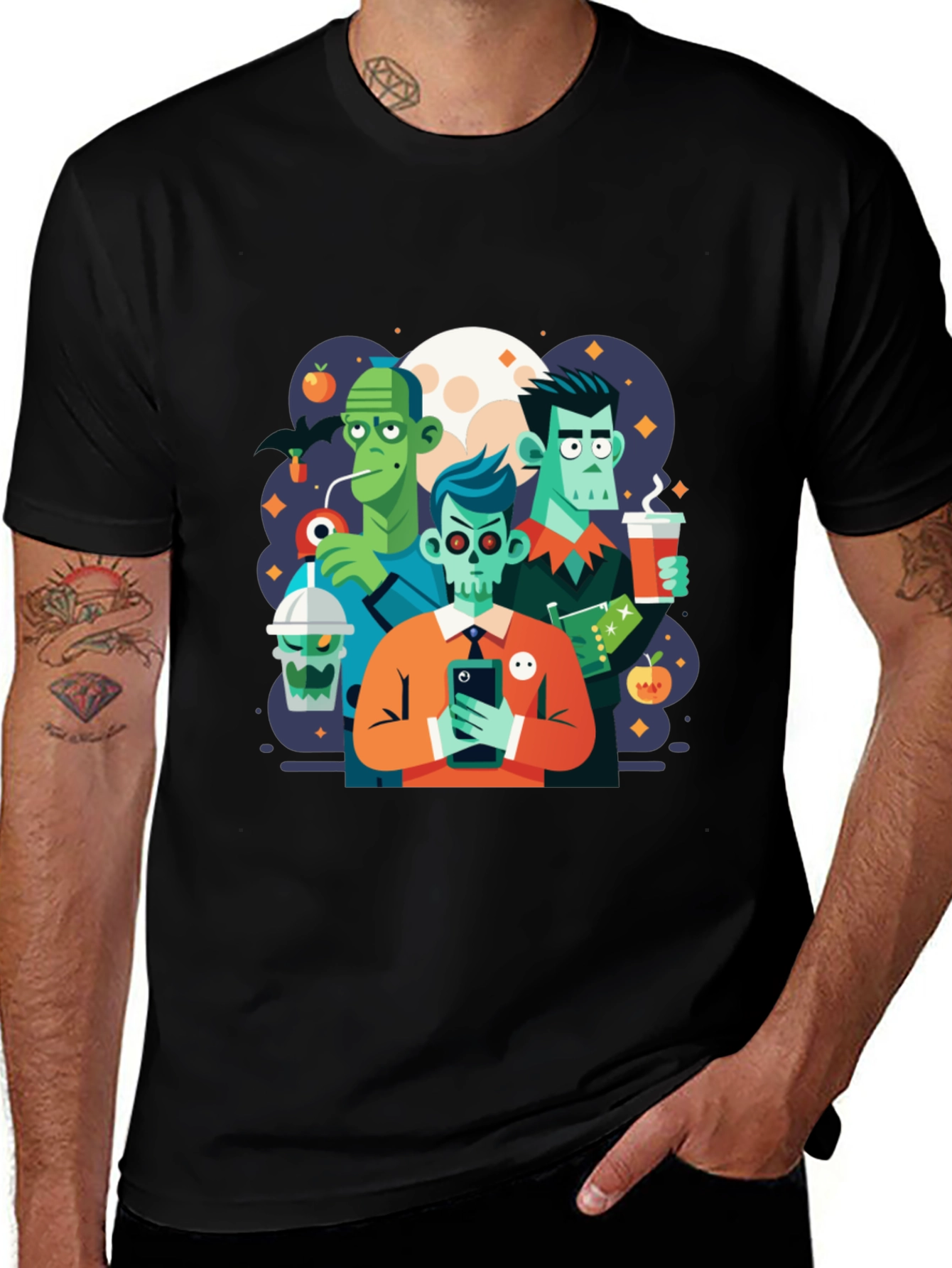 Variant 2 of Monster Mash T-Shirt - Halloween Crew