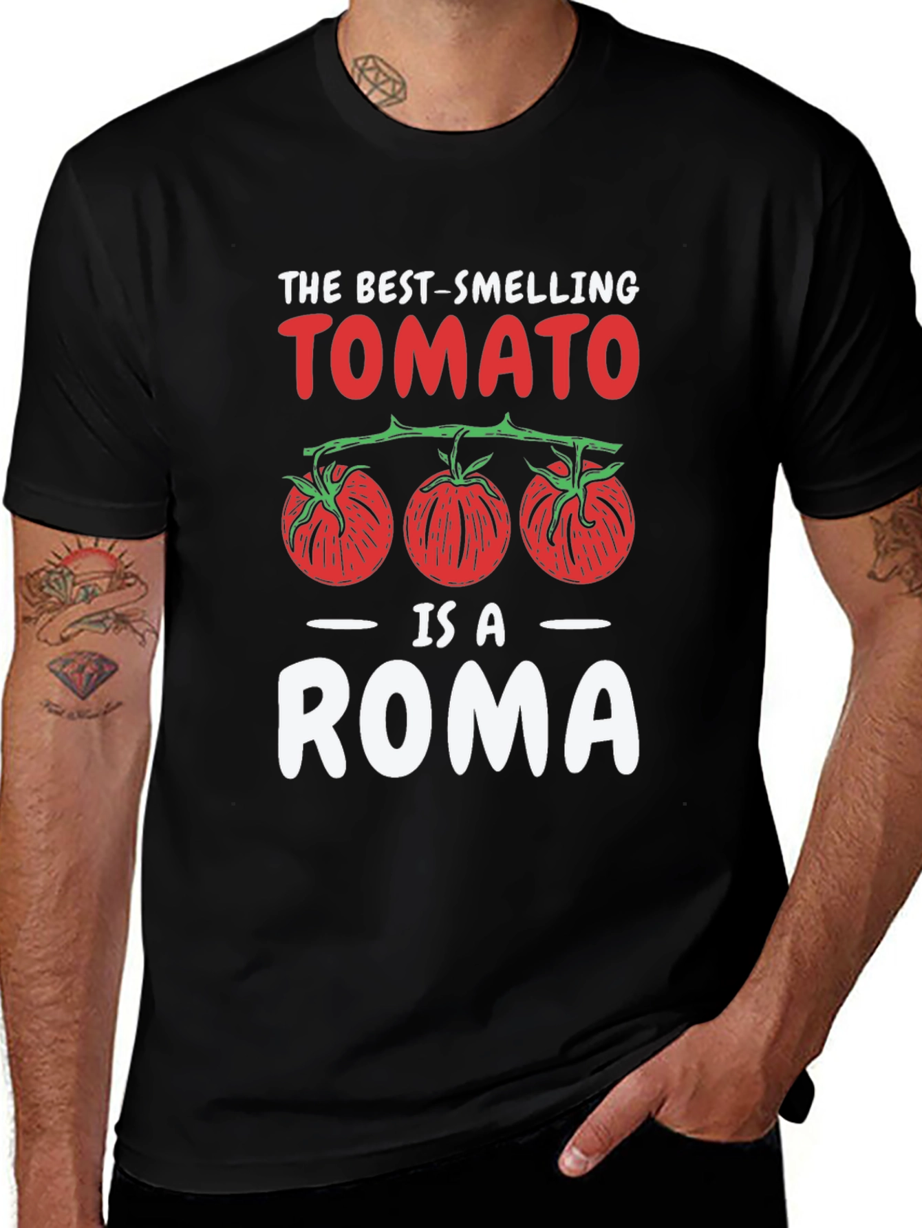 Variant 7 of Funny Tomato Roma T-Shirt