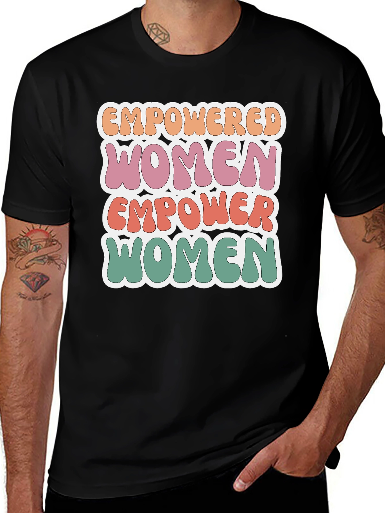 Variant 20 of Empowered Women T-Shirt - Retro Design