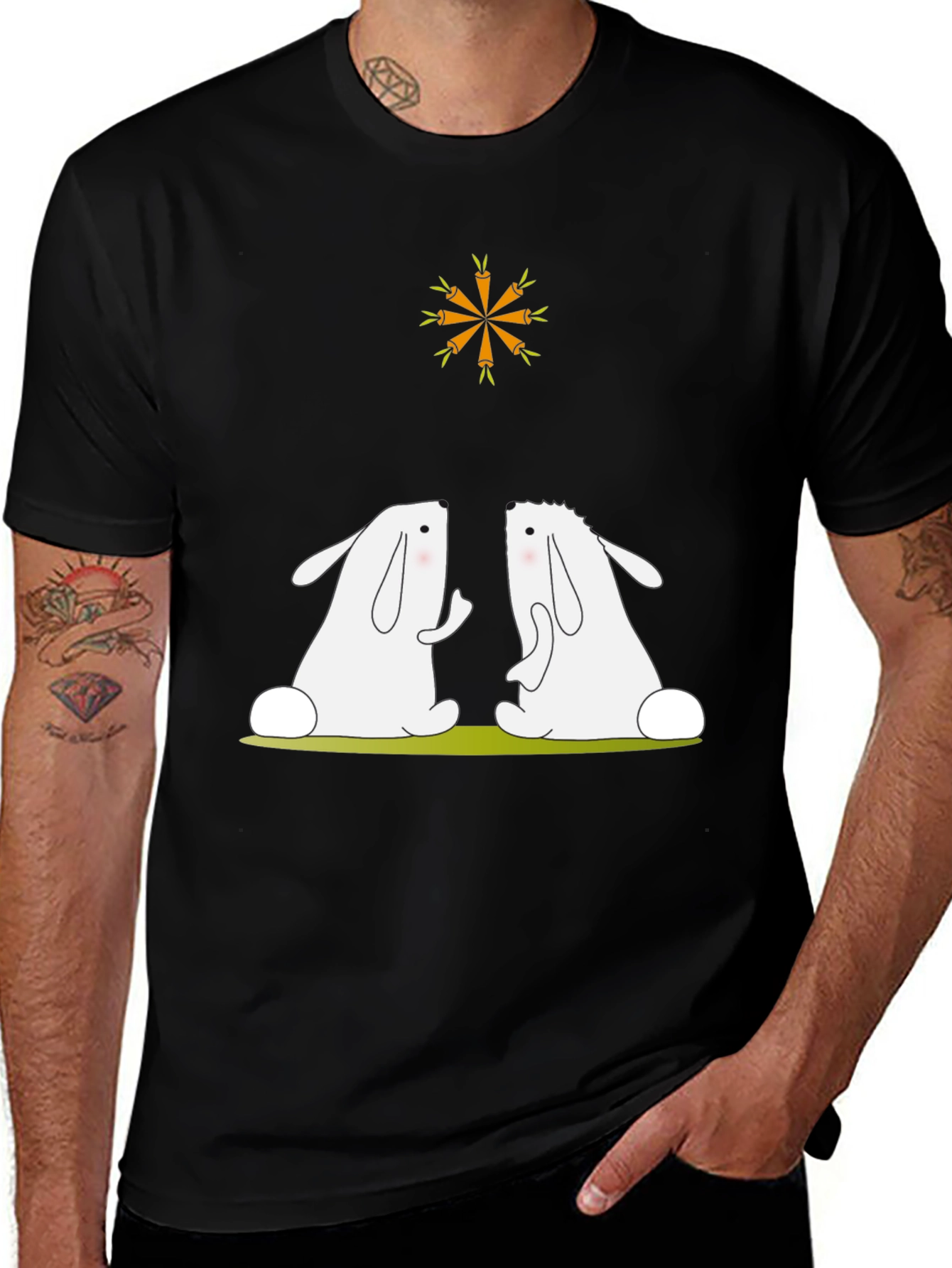 Variant 27 of Cute Bunny Carrot T-Shirt