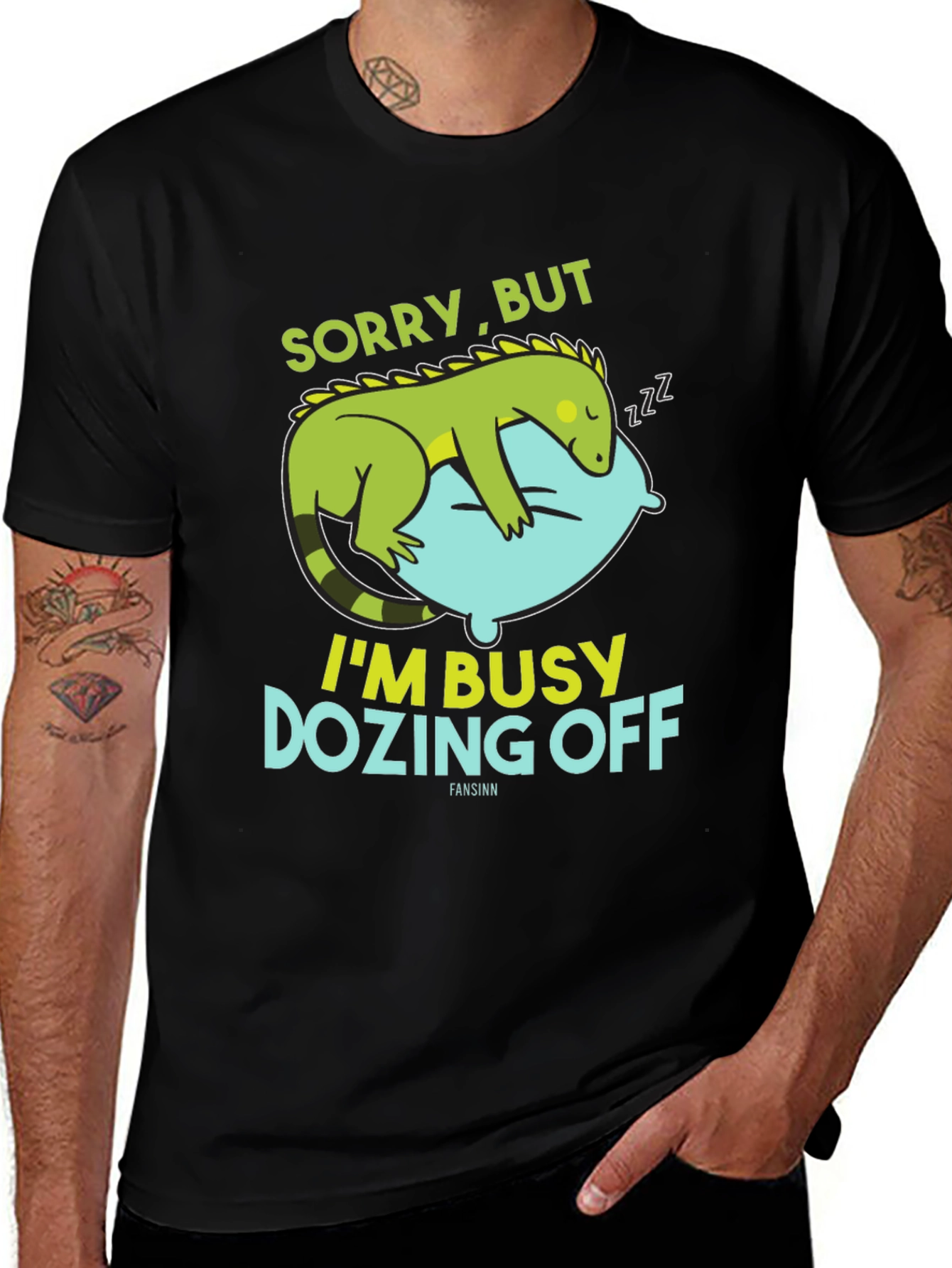 Variant 21 of Sorry But I'm Busy Dozing Off Graphic T-Shirt