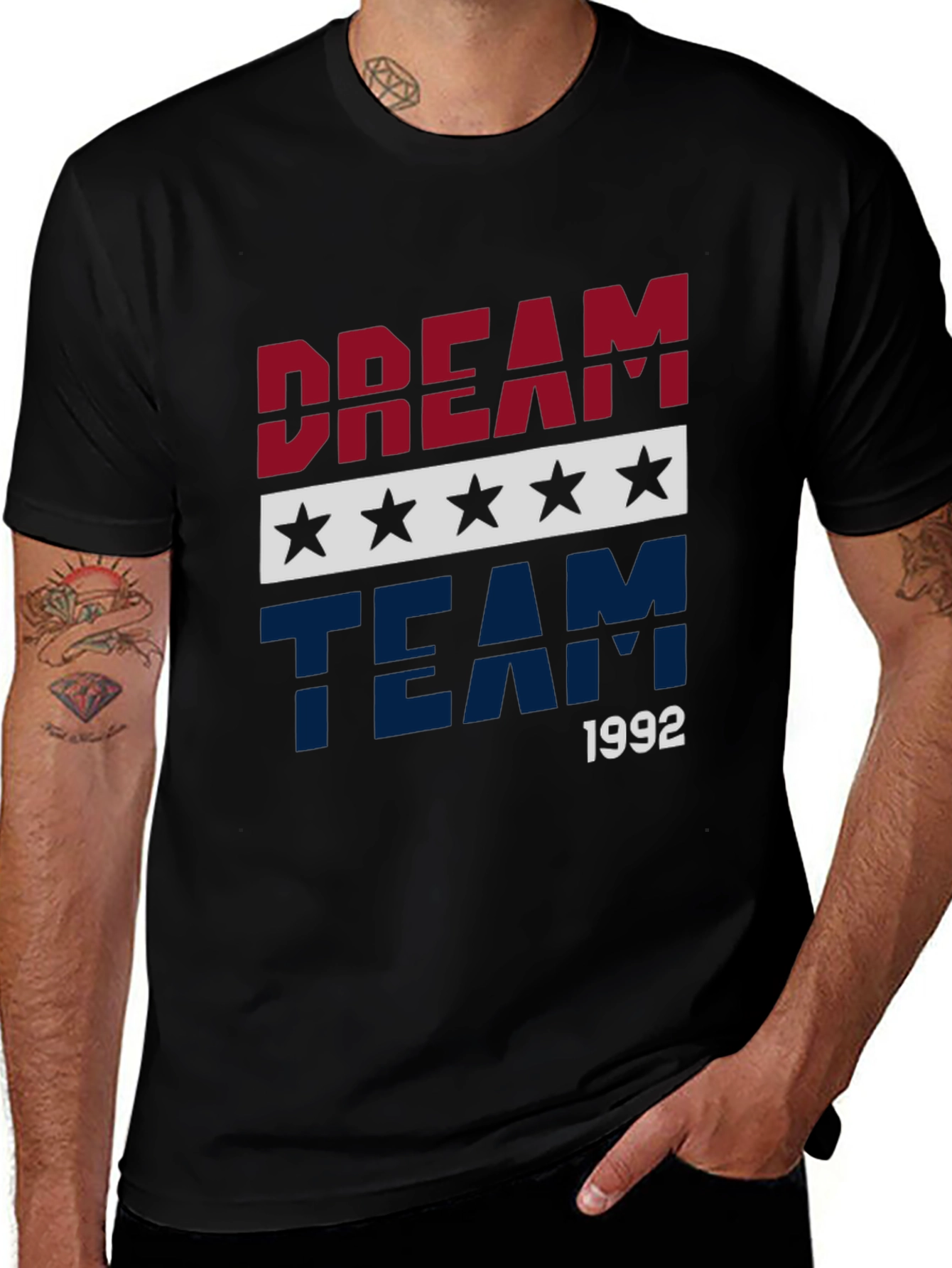 Dream Team 1992 T-Shirt - Patriotic Basketball Tee