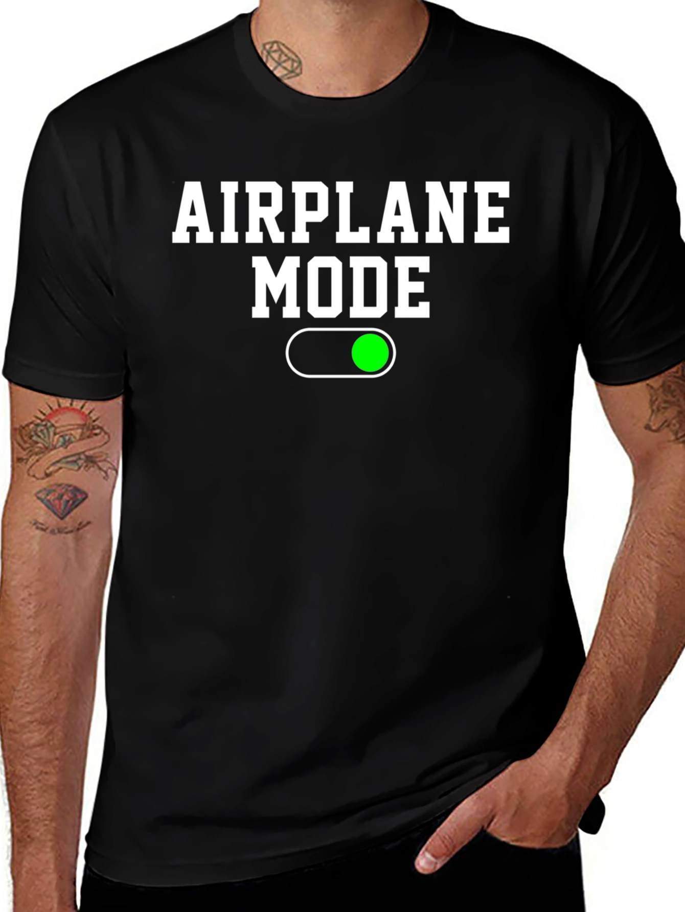 Variant 2 of Airplane Mode Graphic T-Shirt - Travel Ready