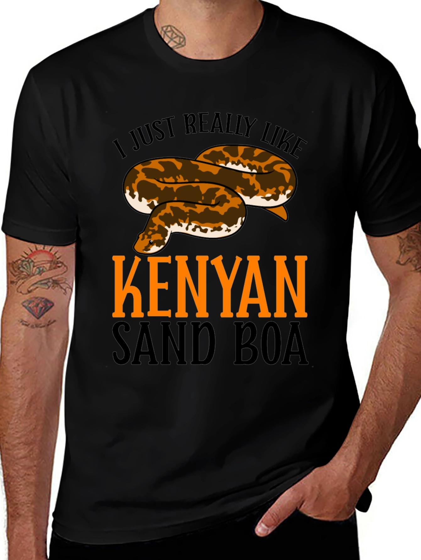 Kenyan Sand Boa T-Shirt - Reptile Lover Tee