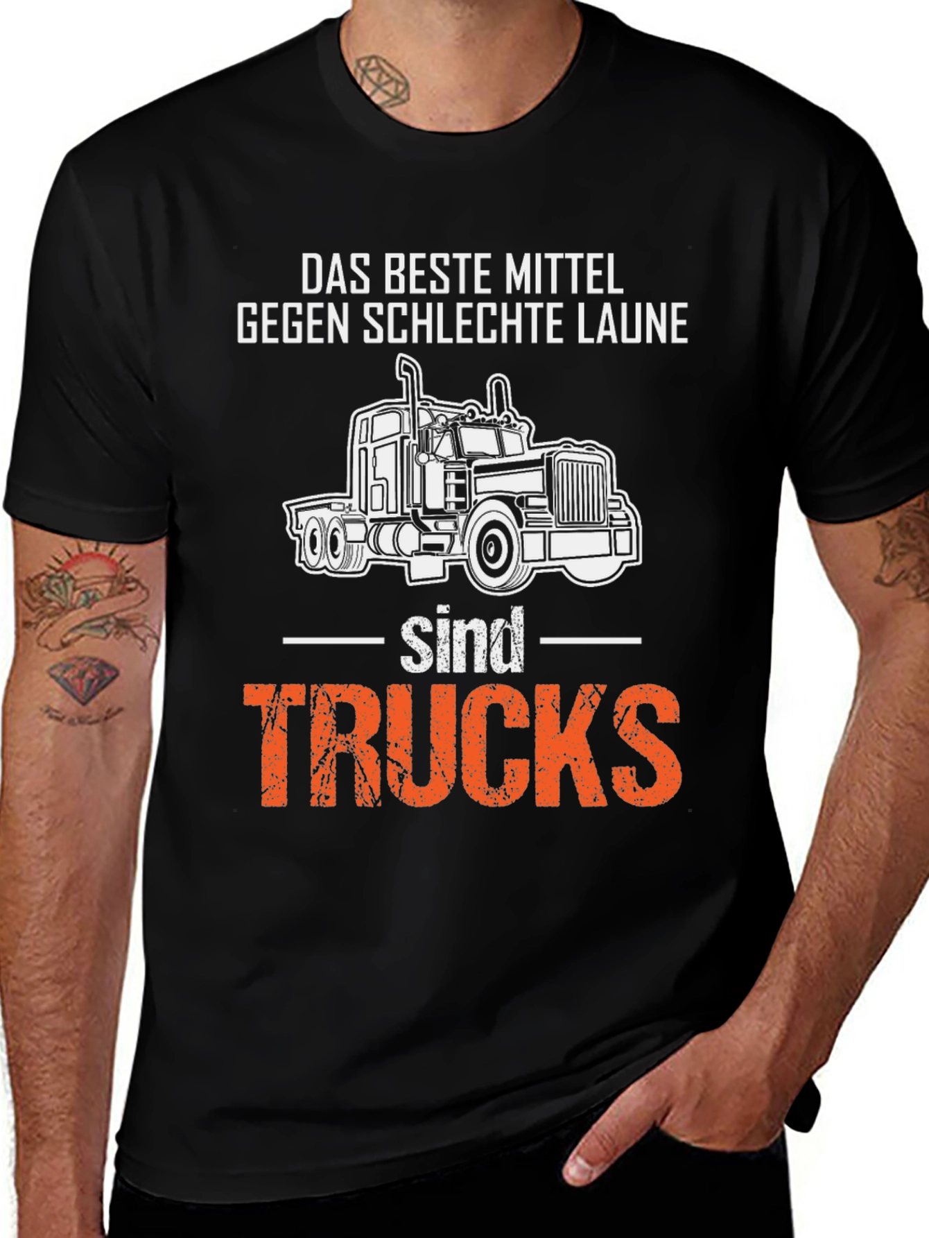 Variant 8 of Trucks T-Shirt - Best Mood Booster Graphic Tee