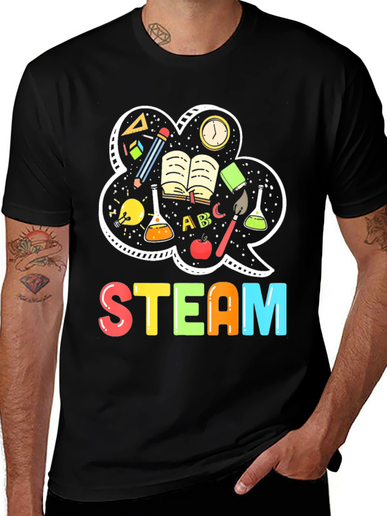 STEAM T-Shirt - Science, Technology, Engineering, Arts, Math
