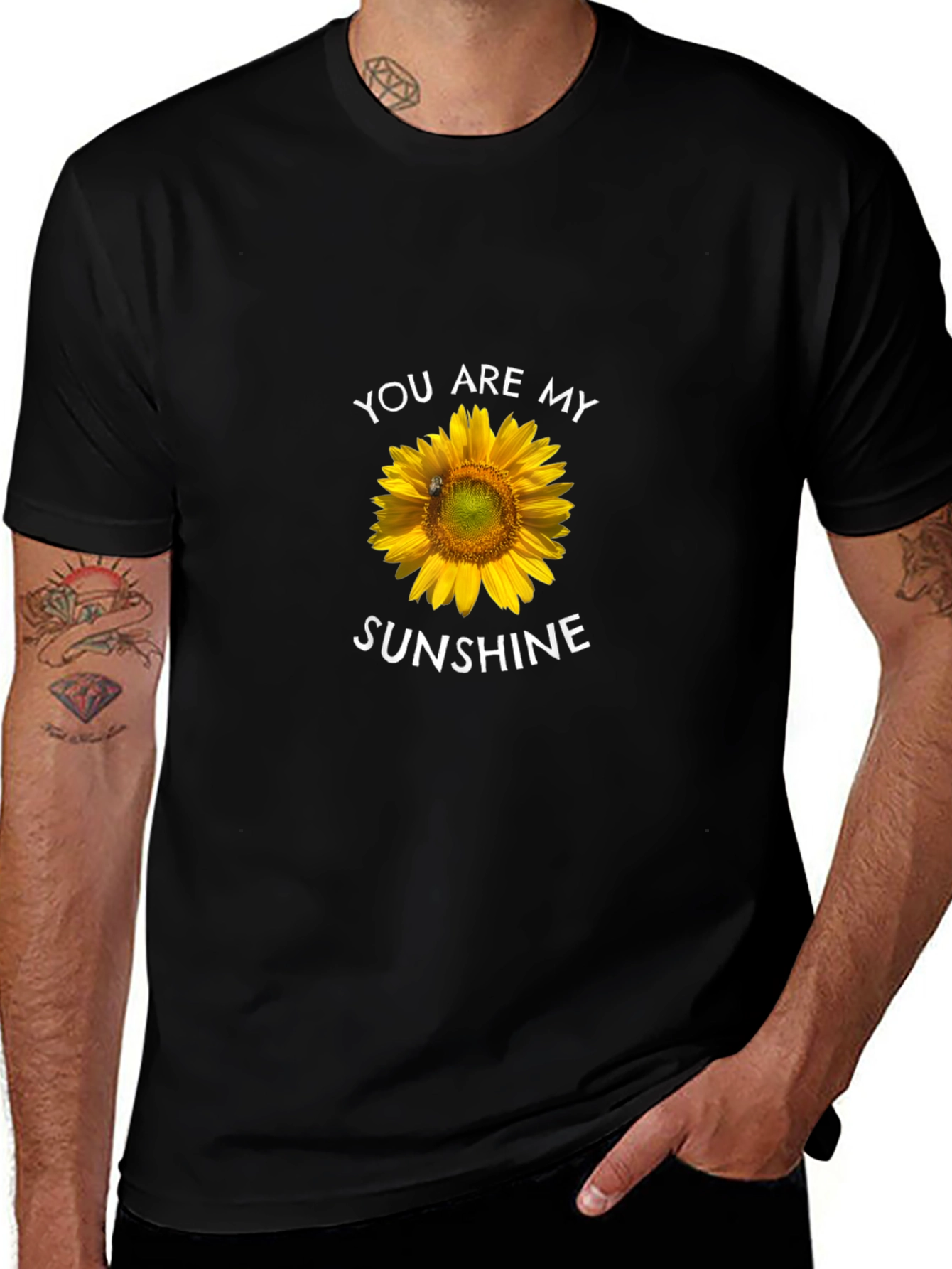 Variant 10 of You Are My Sunshine Sunflower Graphic T-Shirt