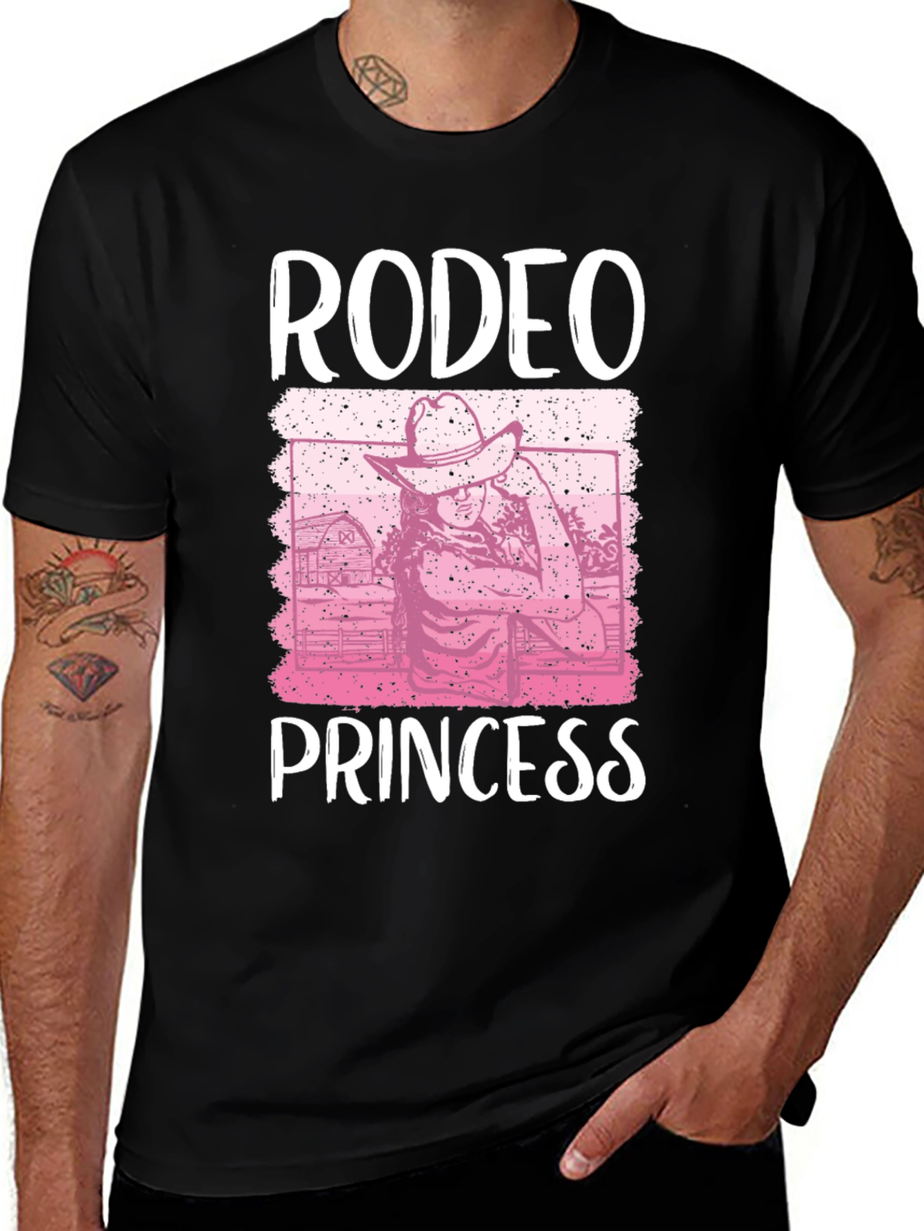 Variant 6 of Rodeo Princess Graphic Tee - Country Girl Style
