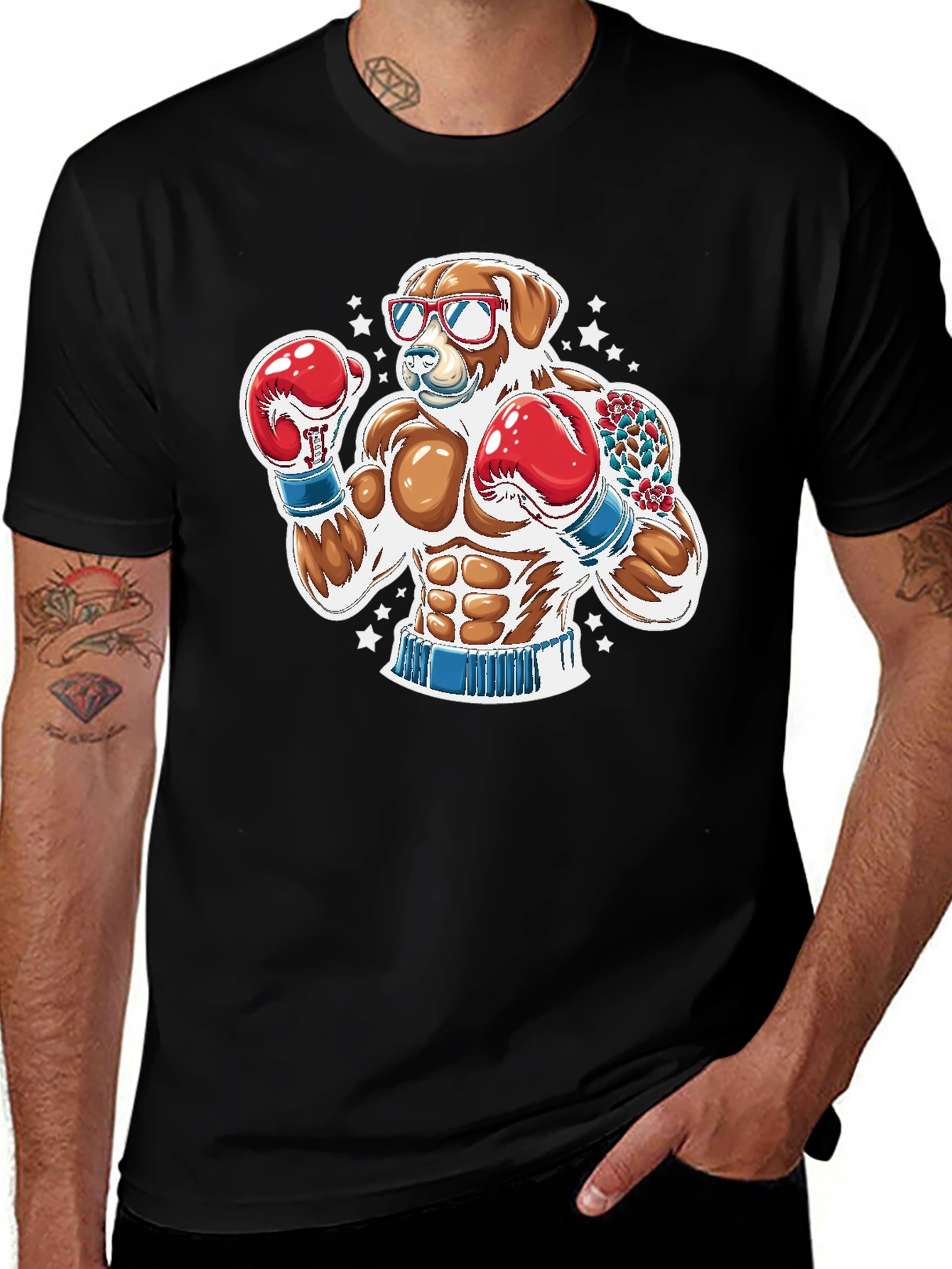 Variant 15 of Boxer Dog T-Shirt: Funny Graphic Tee for Animal Lovers