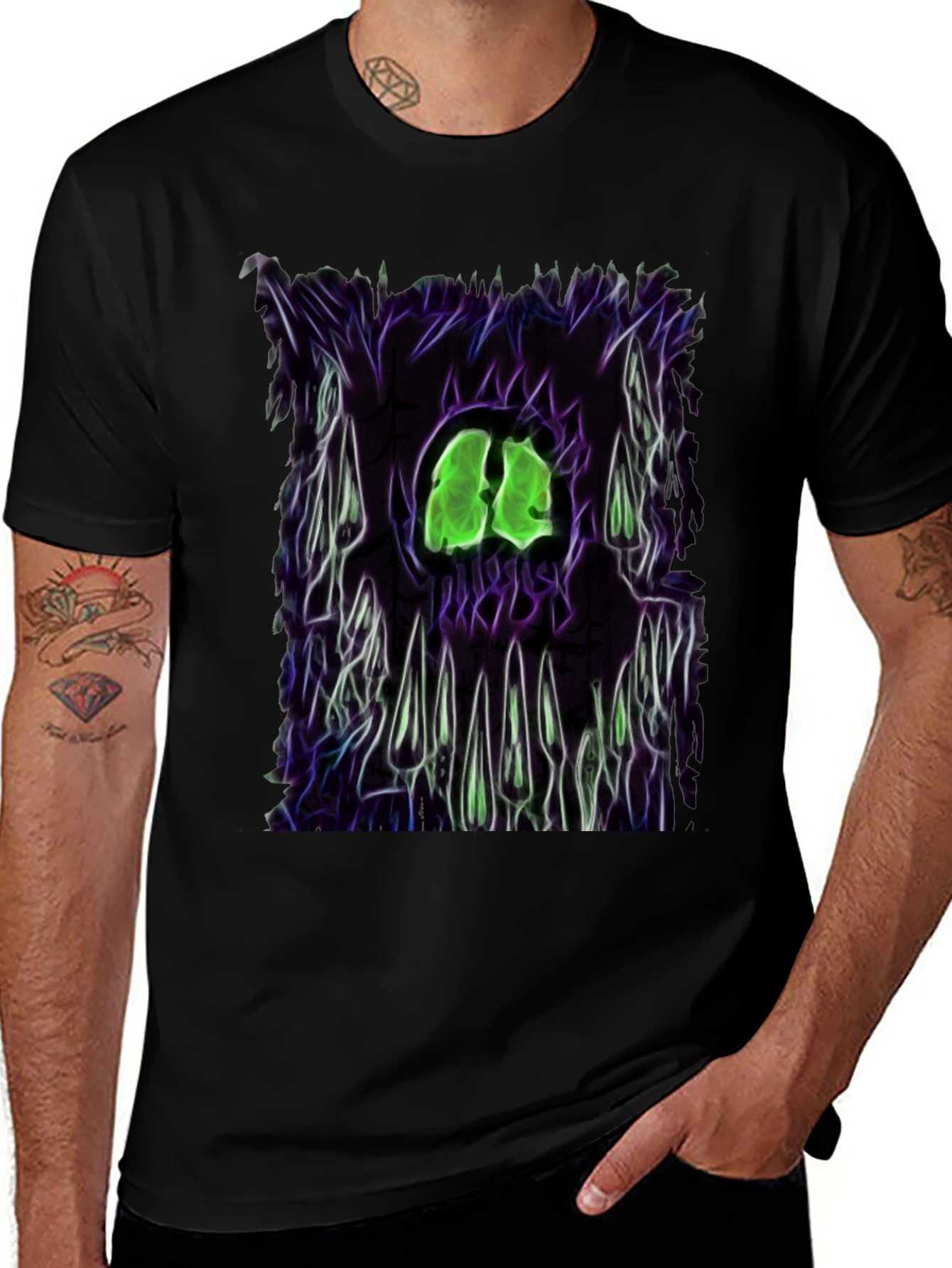 Variant 12 of Neon Monster Graphic T-Shirt
