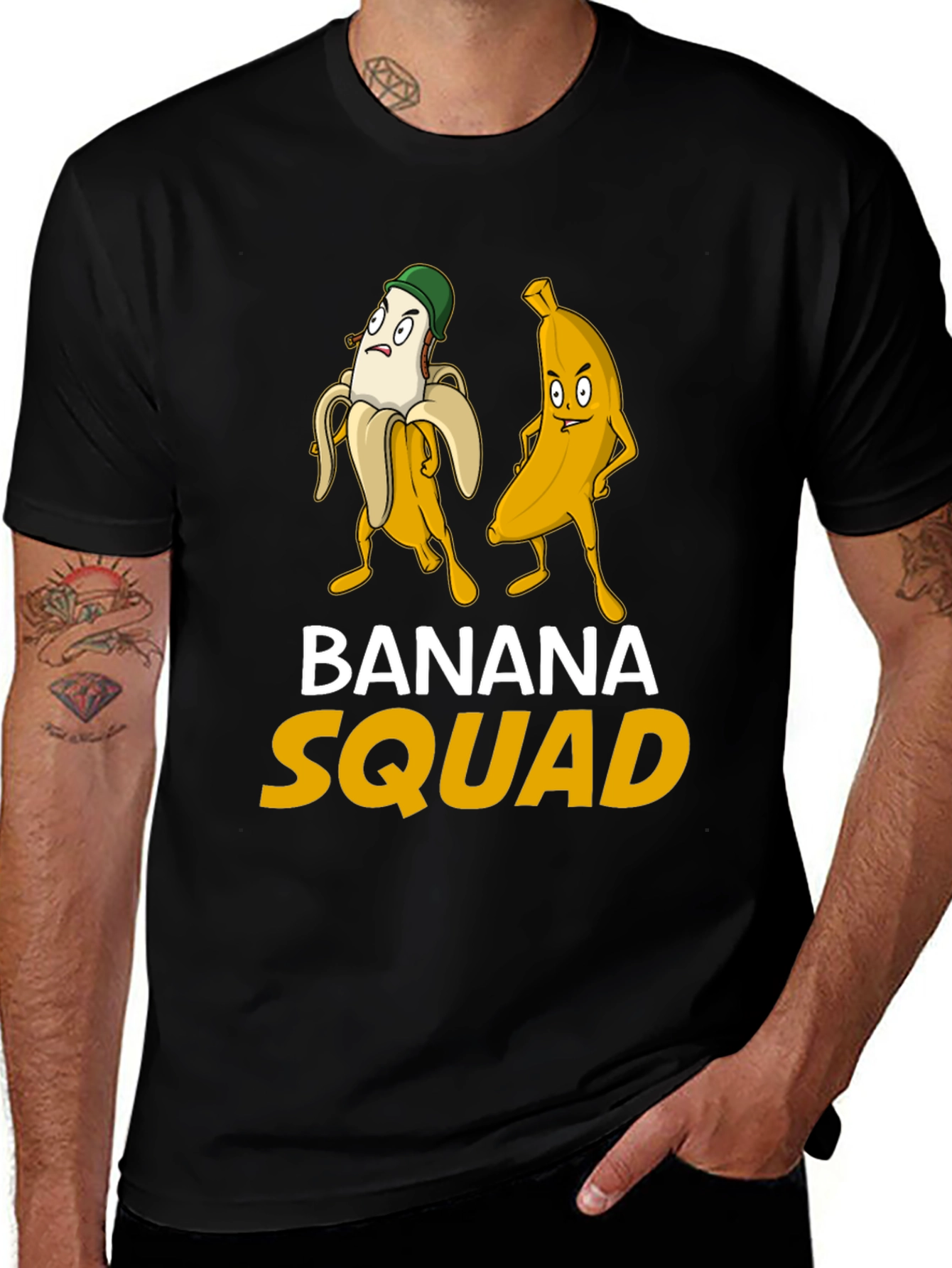 Variant 18 of Banana Squad Funny Graphic T-Shirt