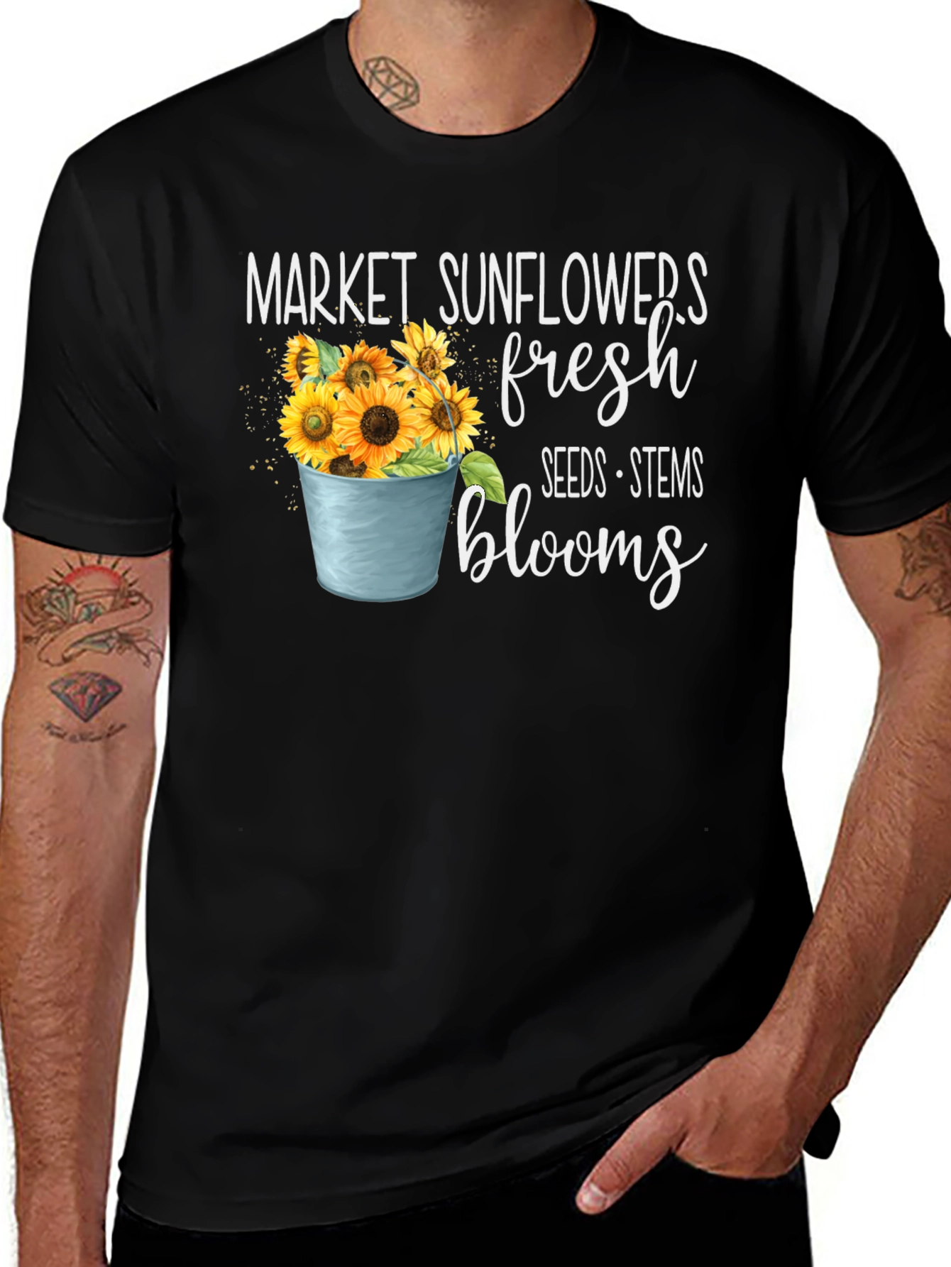 Variant 12 of Sunflower Market Graphic Tee