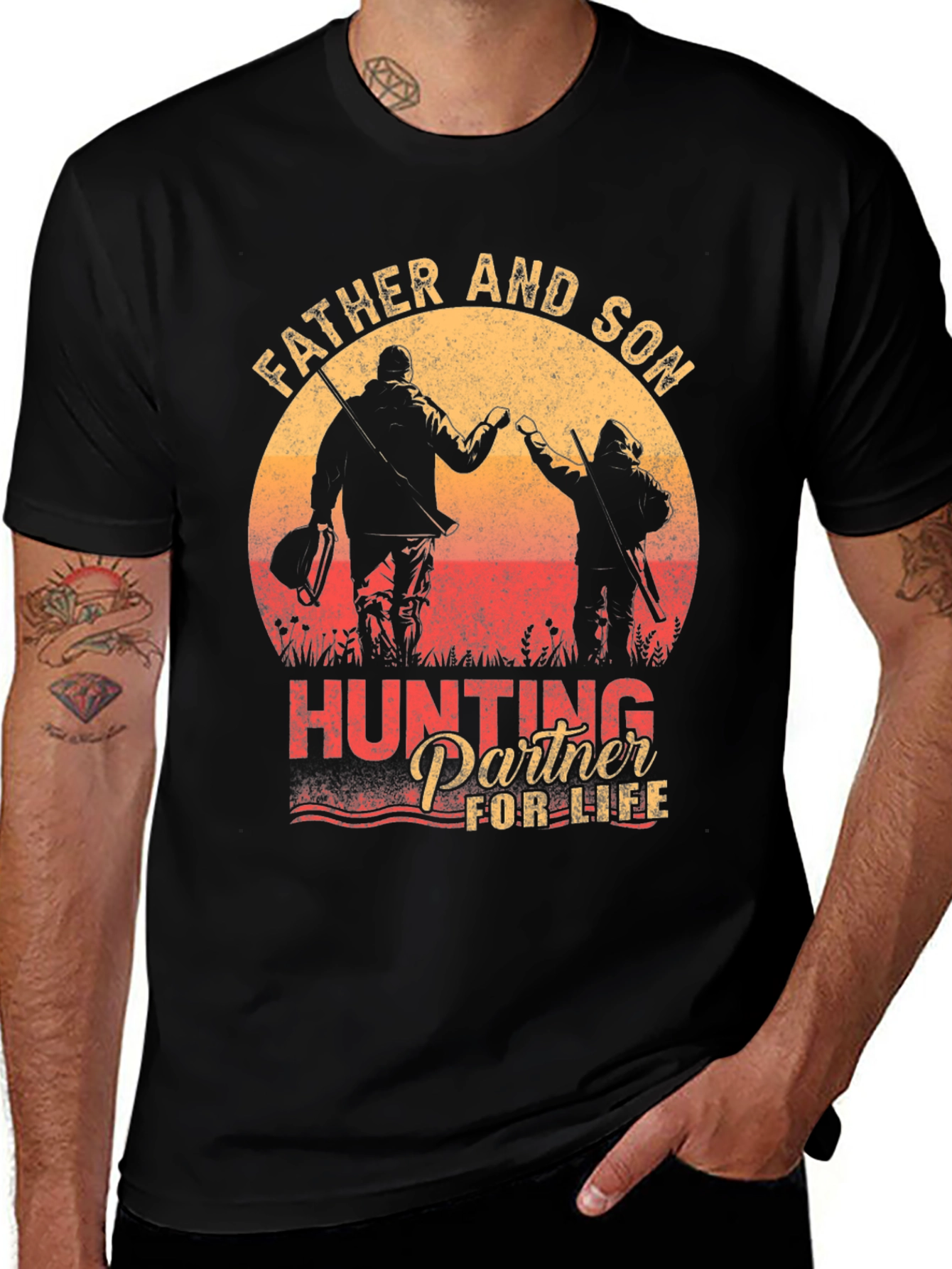 Variant 22 of Father and Son Hunting Partner T-Shirt