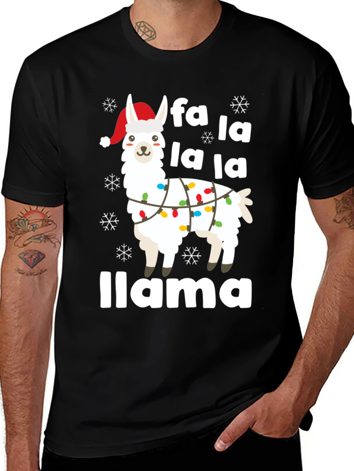 Fa La La Llama Christmas T-Shirt