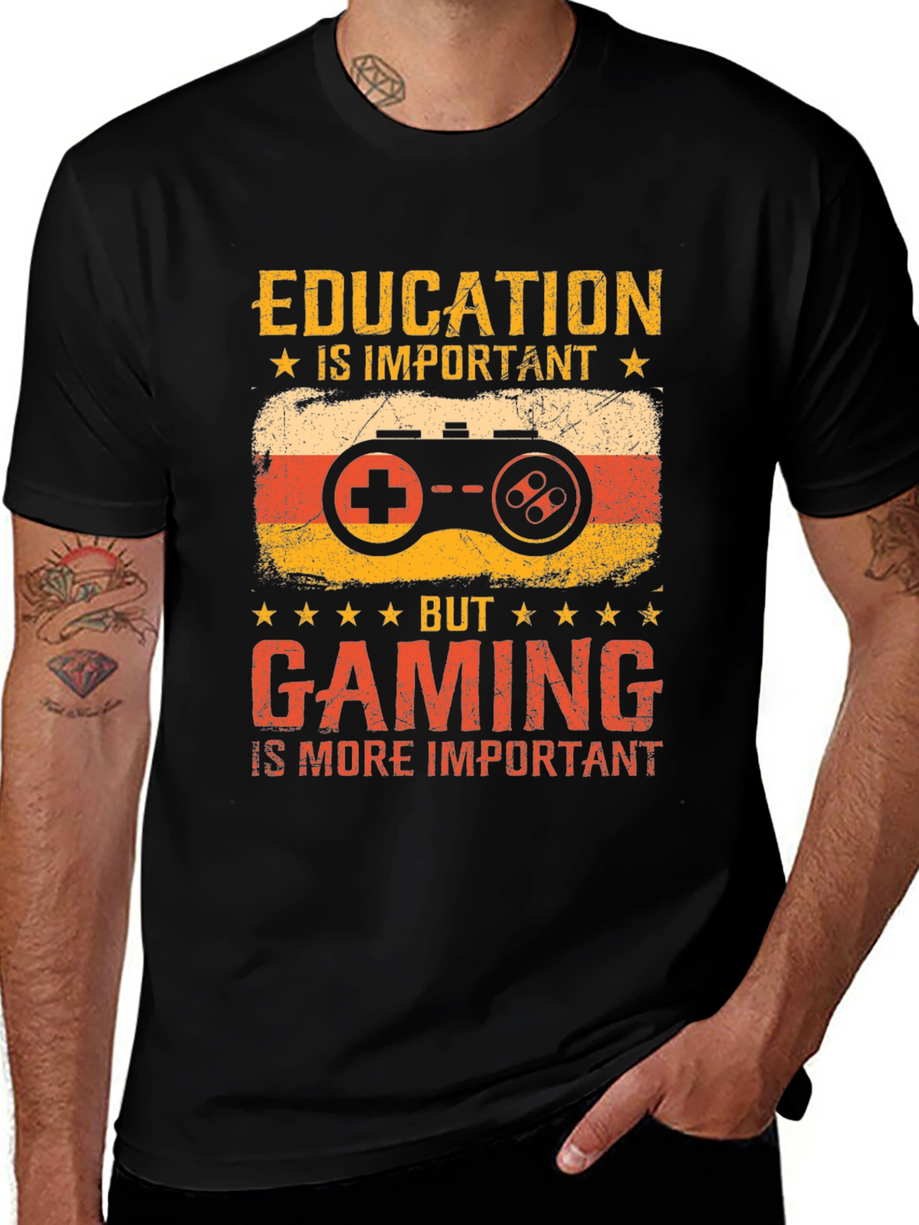 Gamer Education T-Shirt: Important But Gaming is More!
