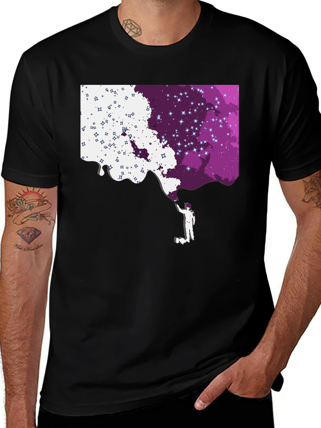 Variant 24 of Space Painter Graphic Tee