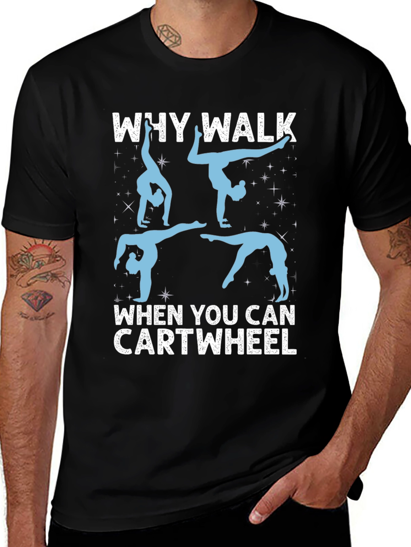 Variant 27 of Gymnastics Cartwheel T-Shirt