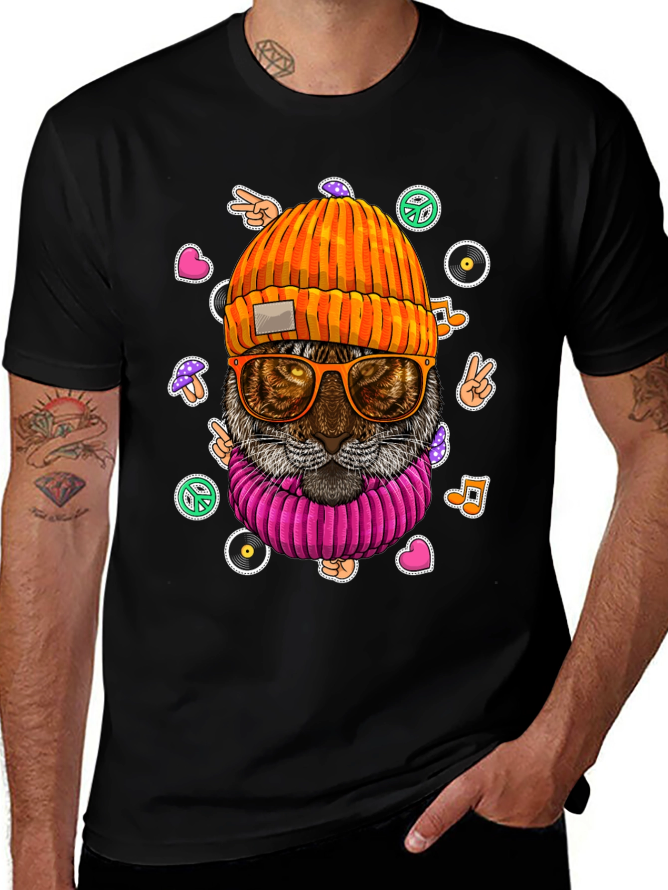 Cool Cat T-Shirt - Stylish Graphic Tee