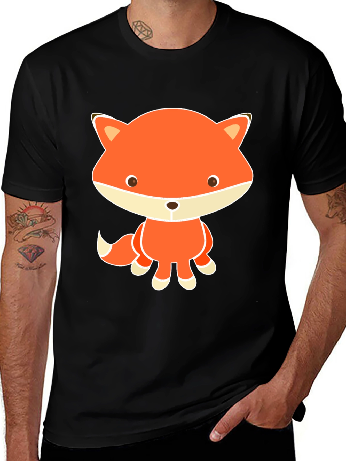 Variant 21 of Cute Fox Graphic T-Shirt