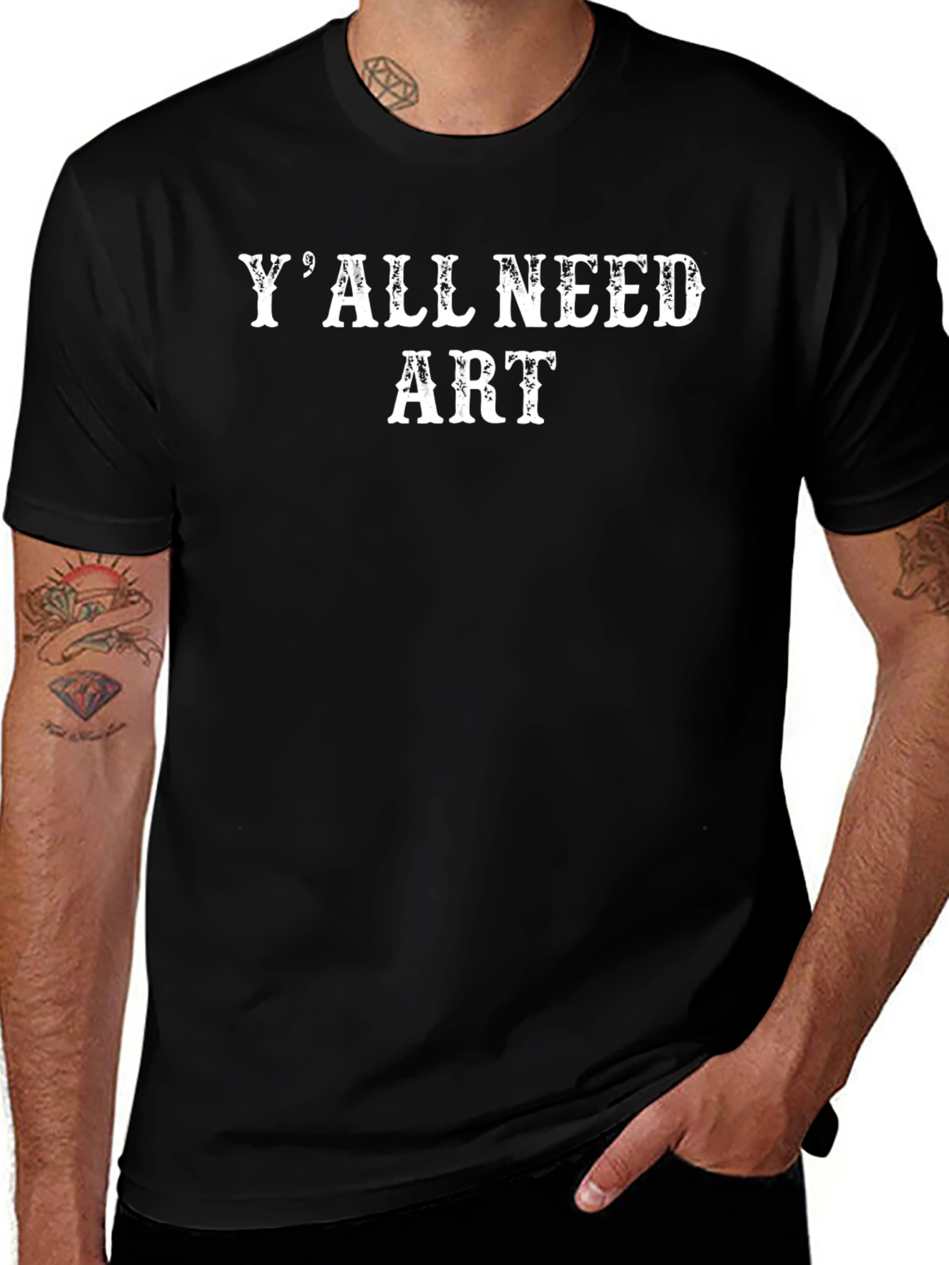 Variant 30 of Y'all Need Art Black T-Shirt