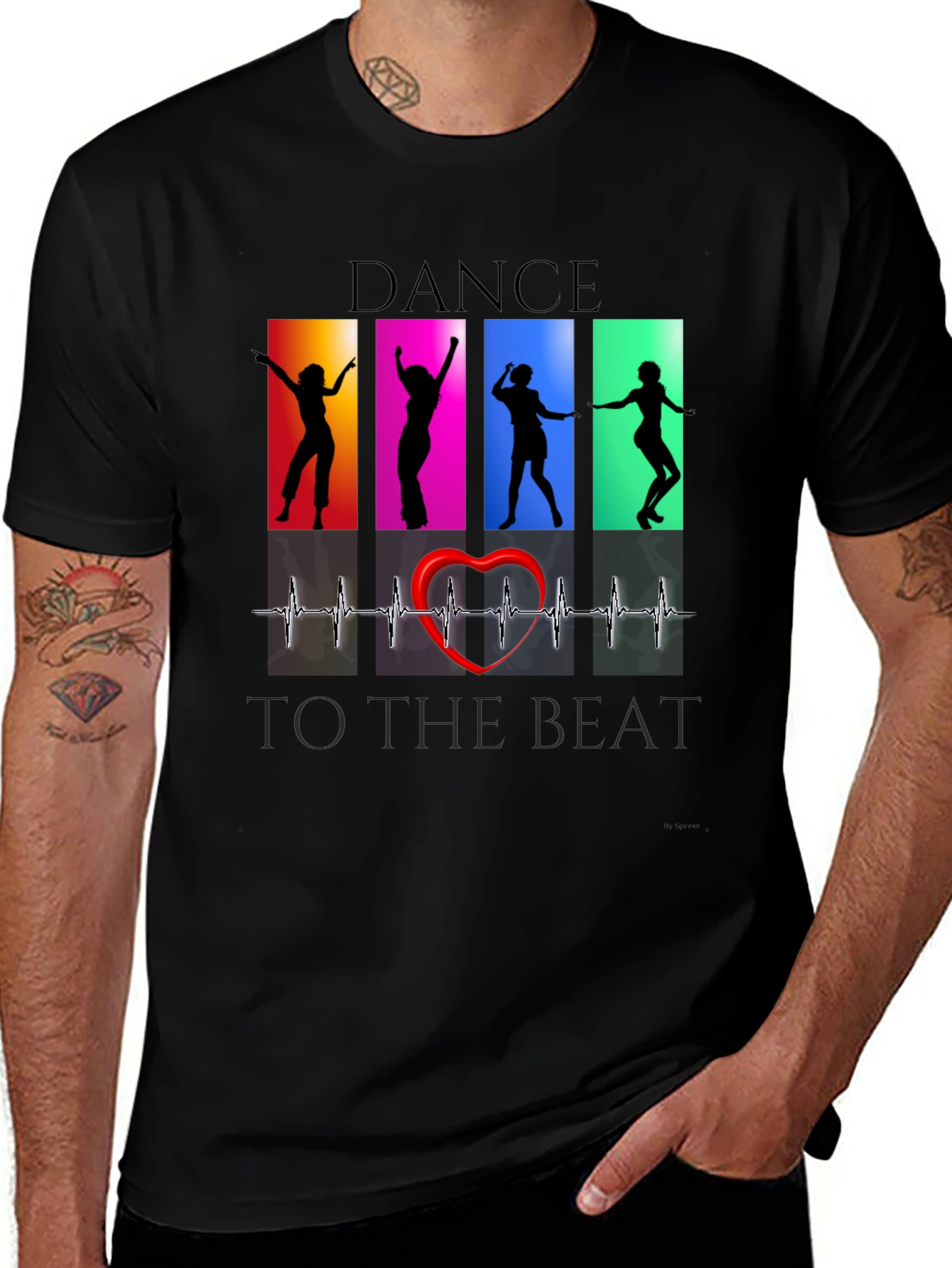 Variant 4 of Dance to the Beat Graphic Tee