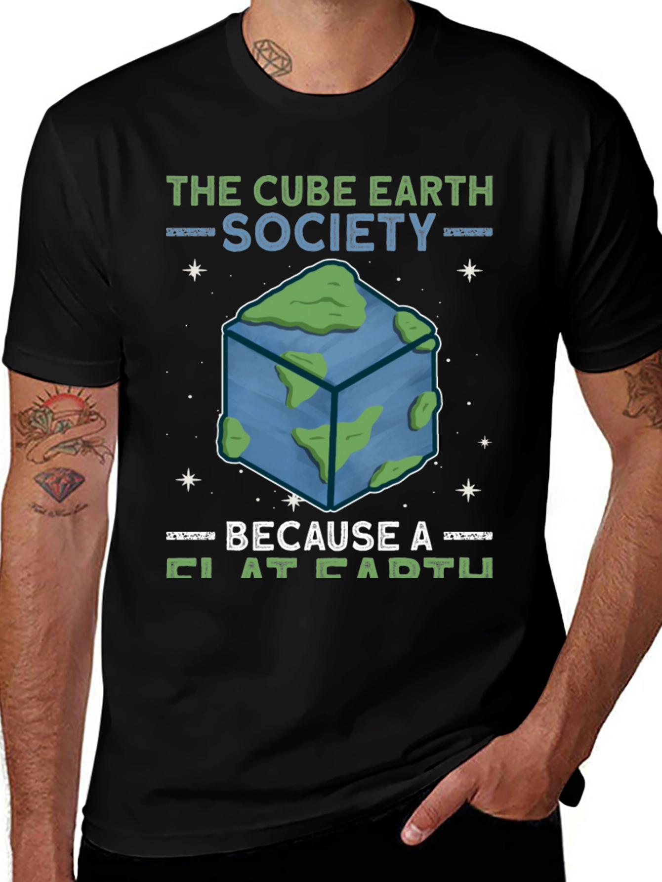 The Cube Earth Society T-Shirt