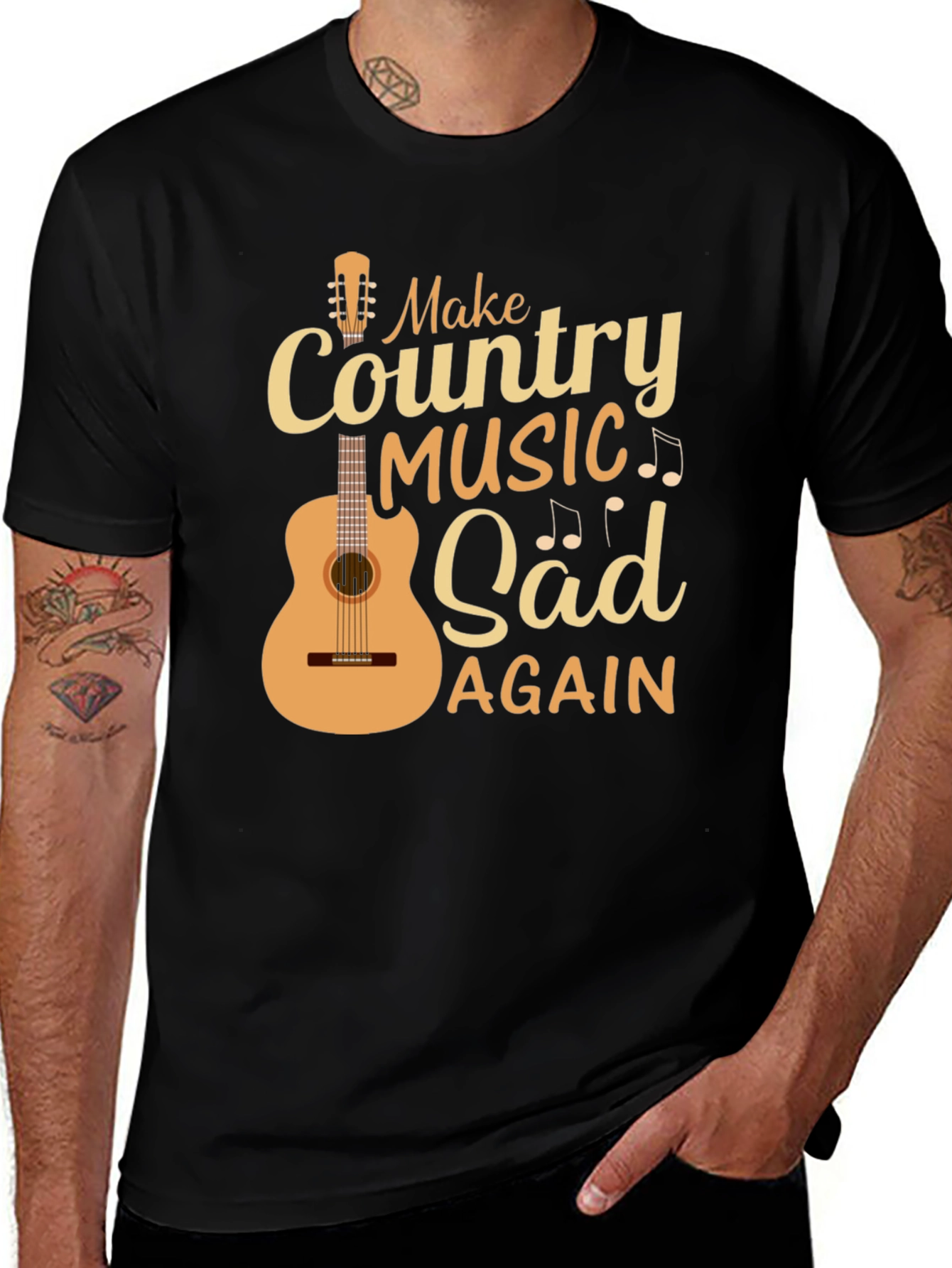 Variant 10 of Make Country Music Sad Again Graphic Tee